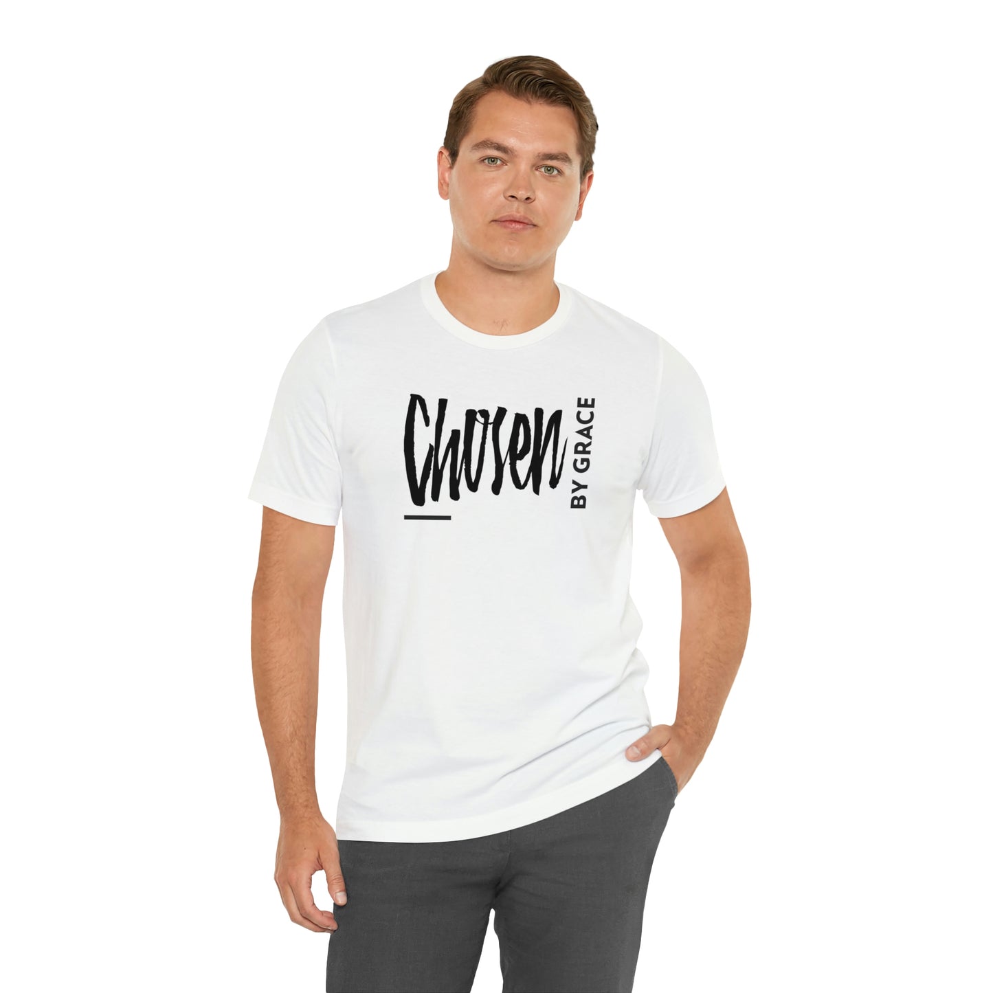 Chosen By Grace Sideways Unisex Jersey Short Sleeve Tee