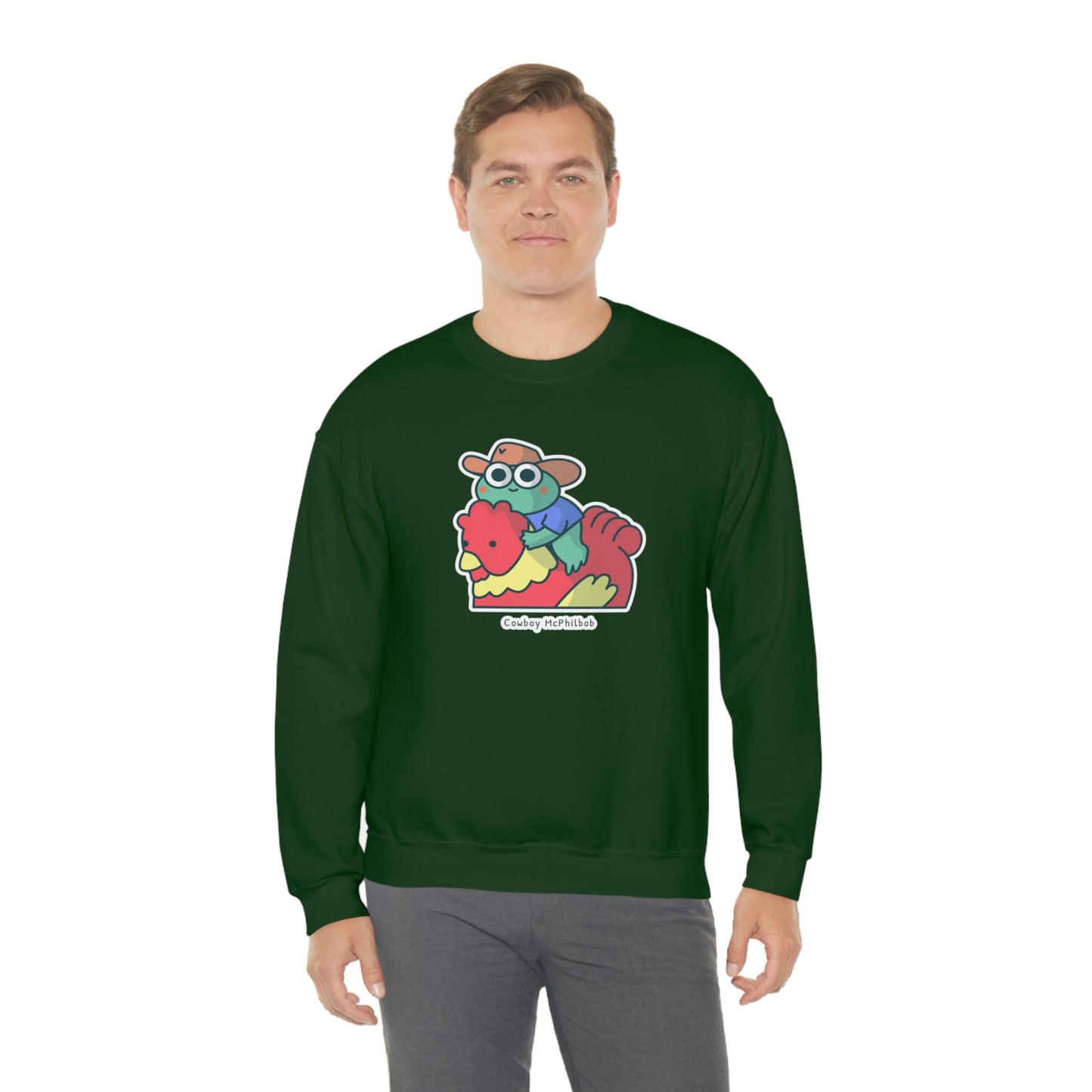 Cowboy McPhilbob Unisex Heavy Blend™ Crewneck Sweatshirt