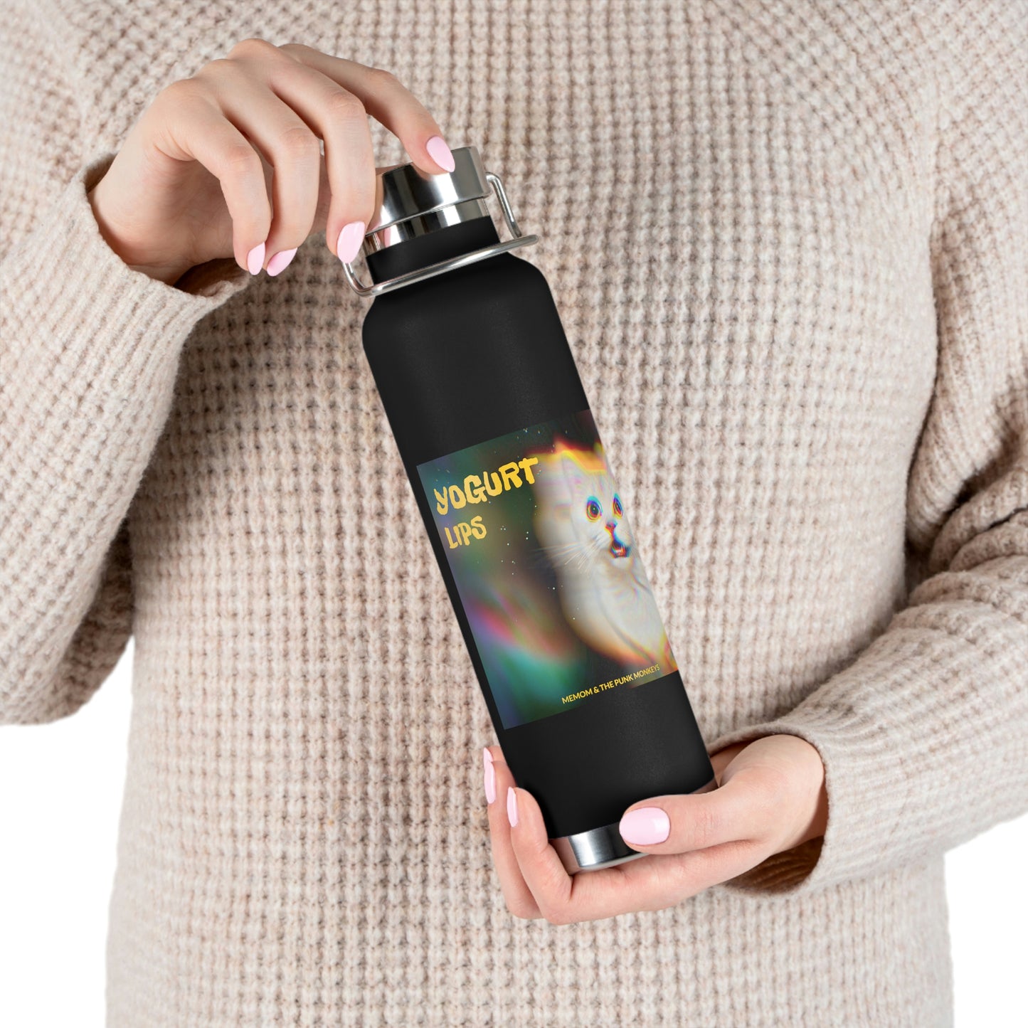 Yogurt Lips 22oz Vacuum Insulated Bottle