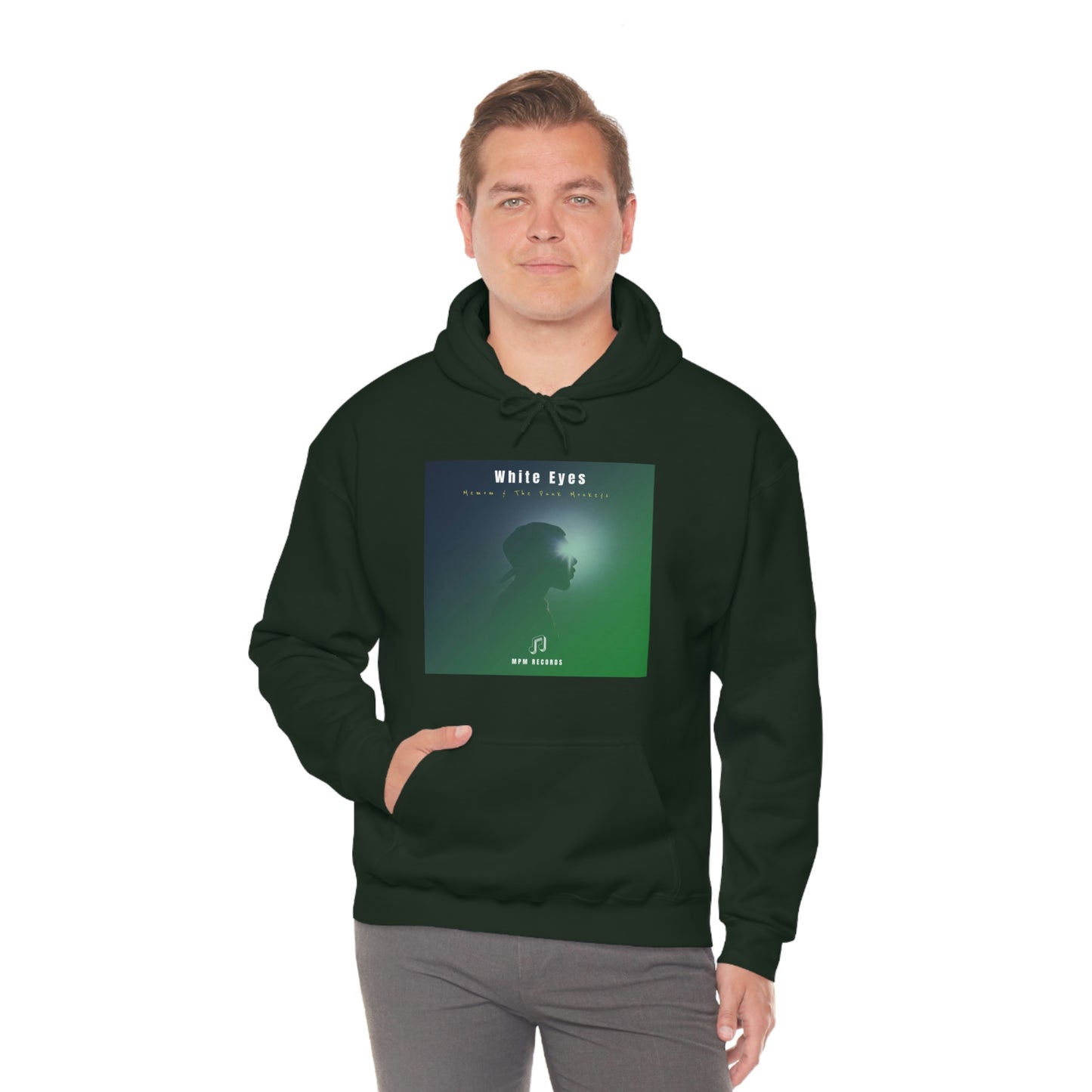 White Eyes Unisex Heavy Blend™ Hooded Sweatshirt