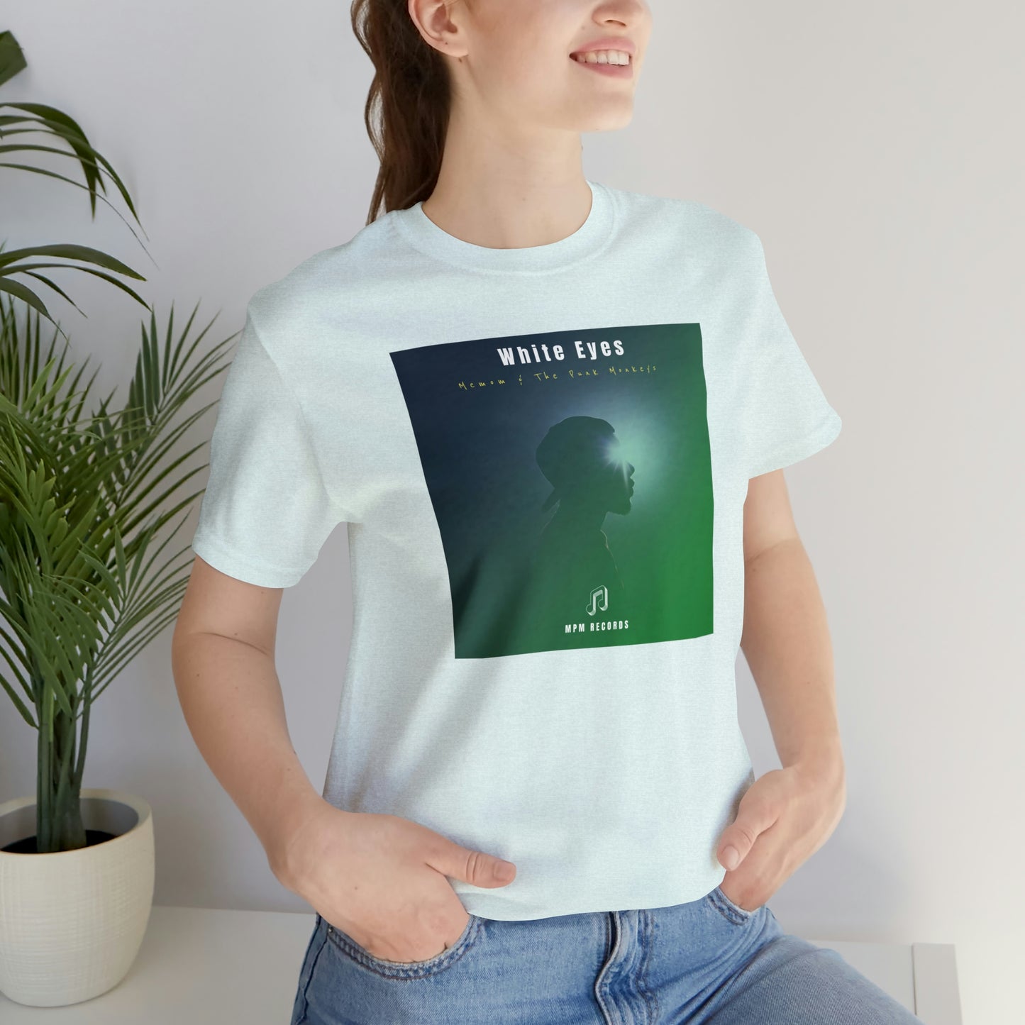 White Eyes Unisex Jersey Short Sleeve Tee