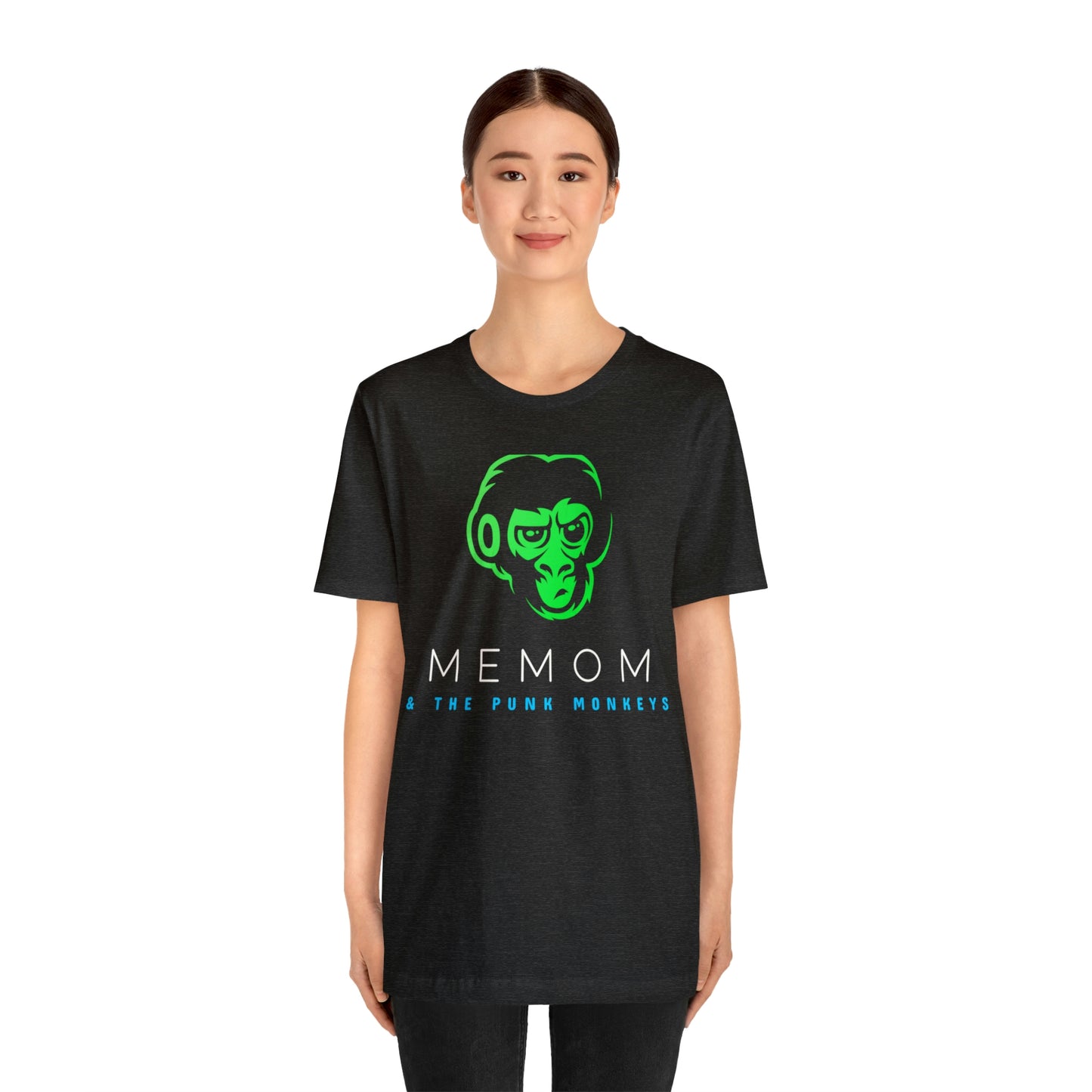 Memom and the Punk Monkeys Logo Unisex Jersey Short Sleeve Tee