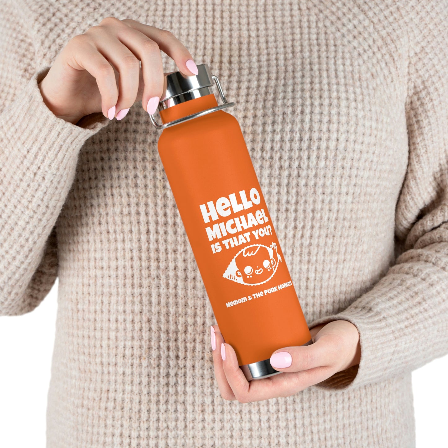 Hello Michael Is That You? Copper Vacuum Insulated Bottle, 22oz