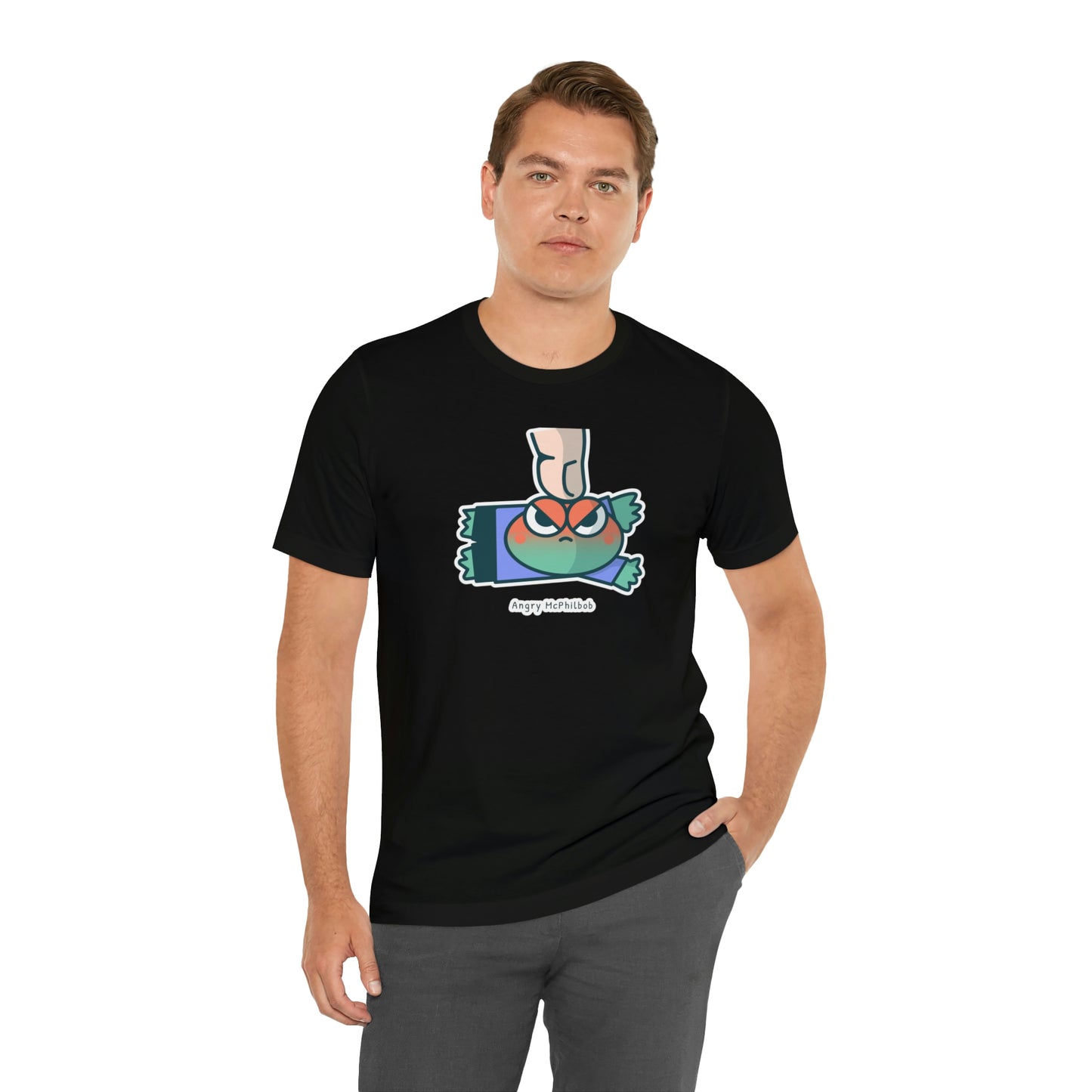 Angry McPhilbob Unisex Jersey Short Sleeve Tee