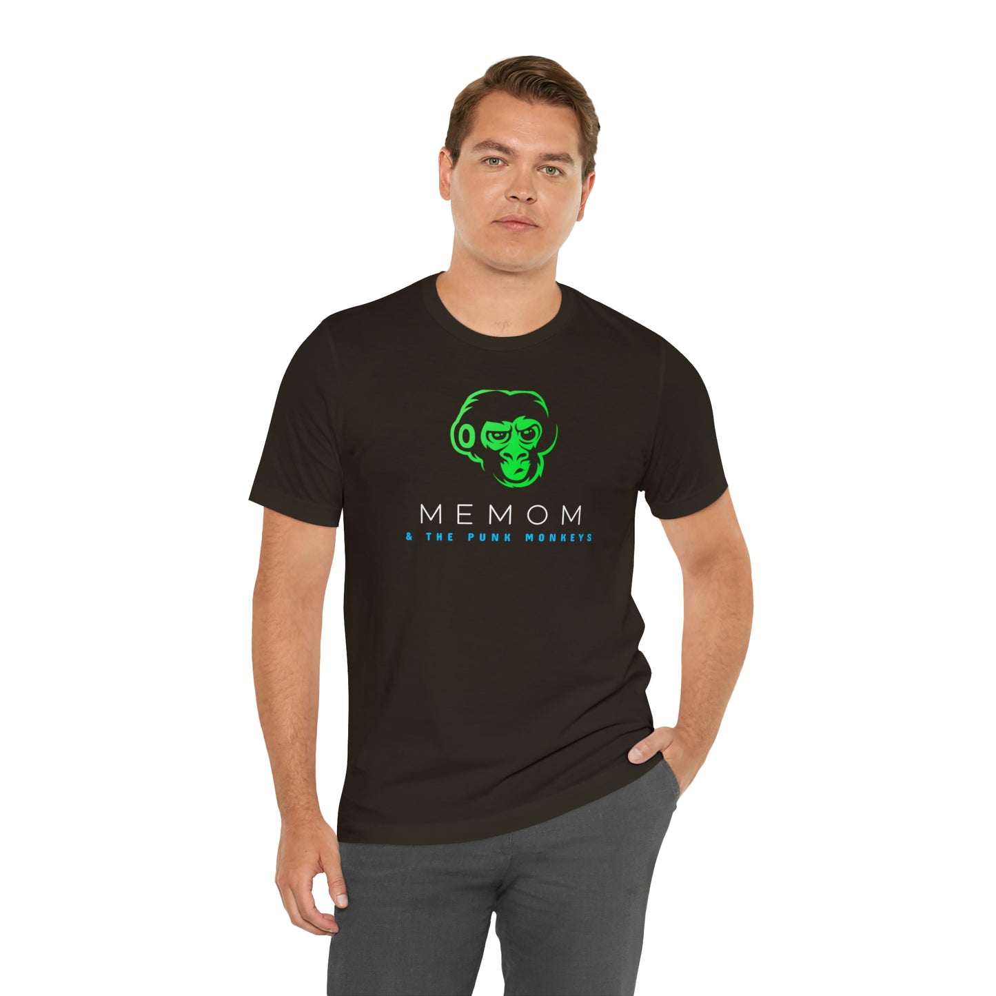 Memom and the Punk Monkeys Logo Unisex Jersey Short Sleeve Tee