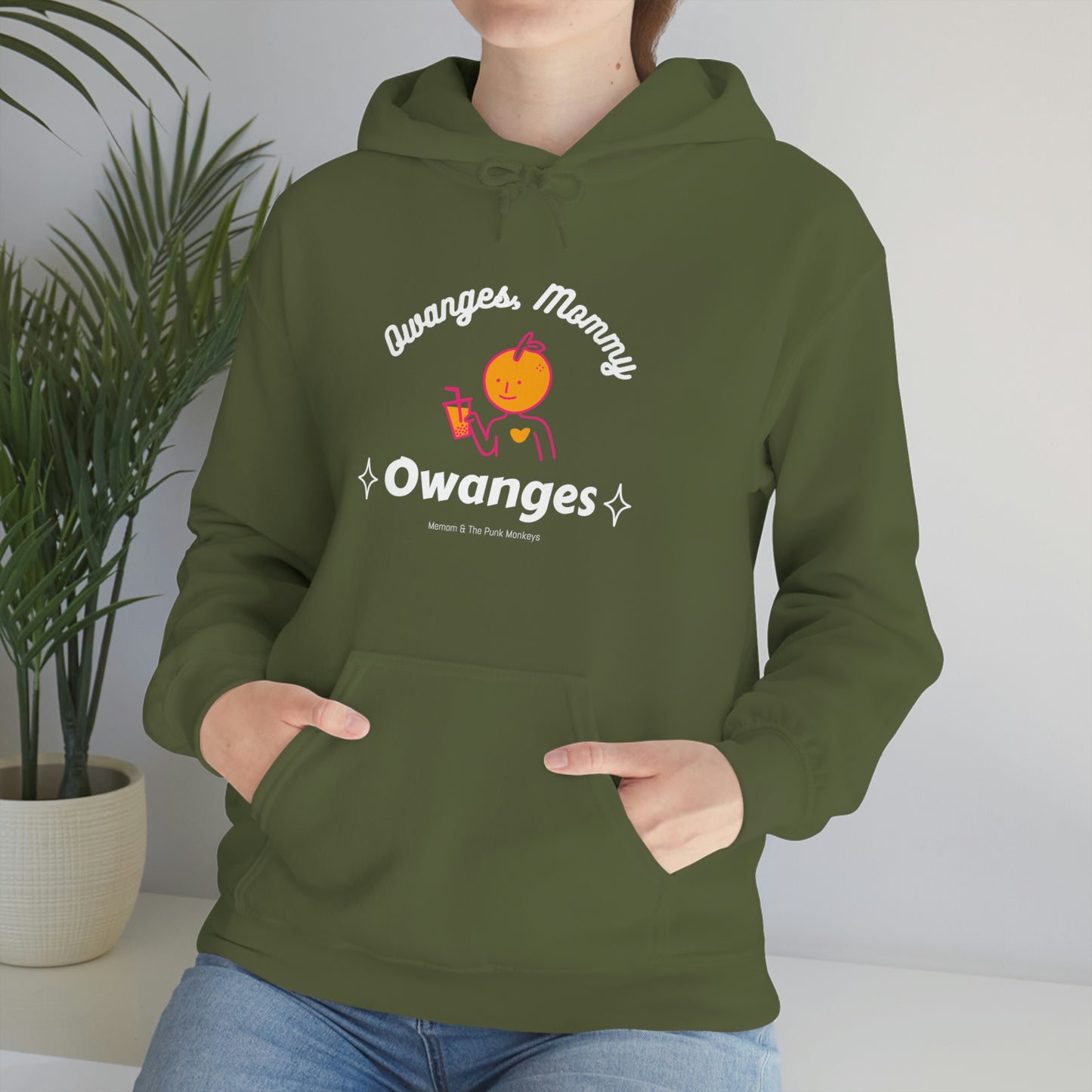 Owanges, Mommy, Owanges Unisex Heavy Blend™ Hooded Sweatshirt