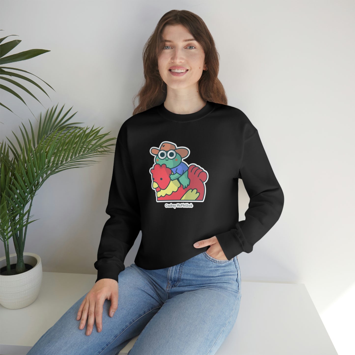 Cowboy McPhilbob Unisex Heavy Blend™ Crewneck Sweatshirt