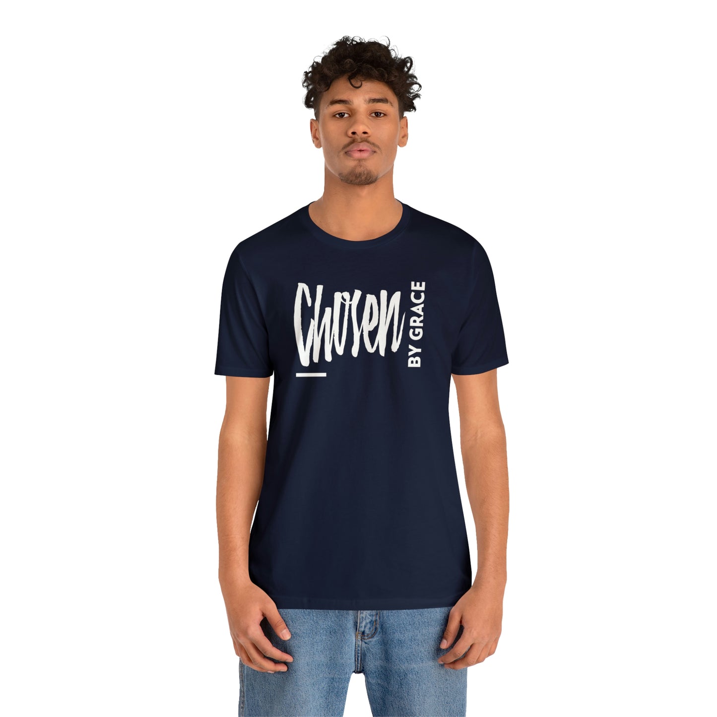 Chosen By Grace Sideways Unisex Jersey Short Sleeve Tee