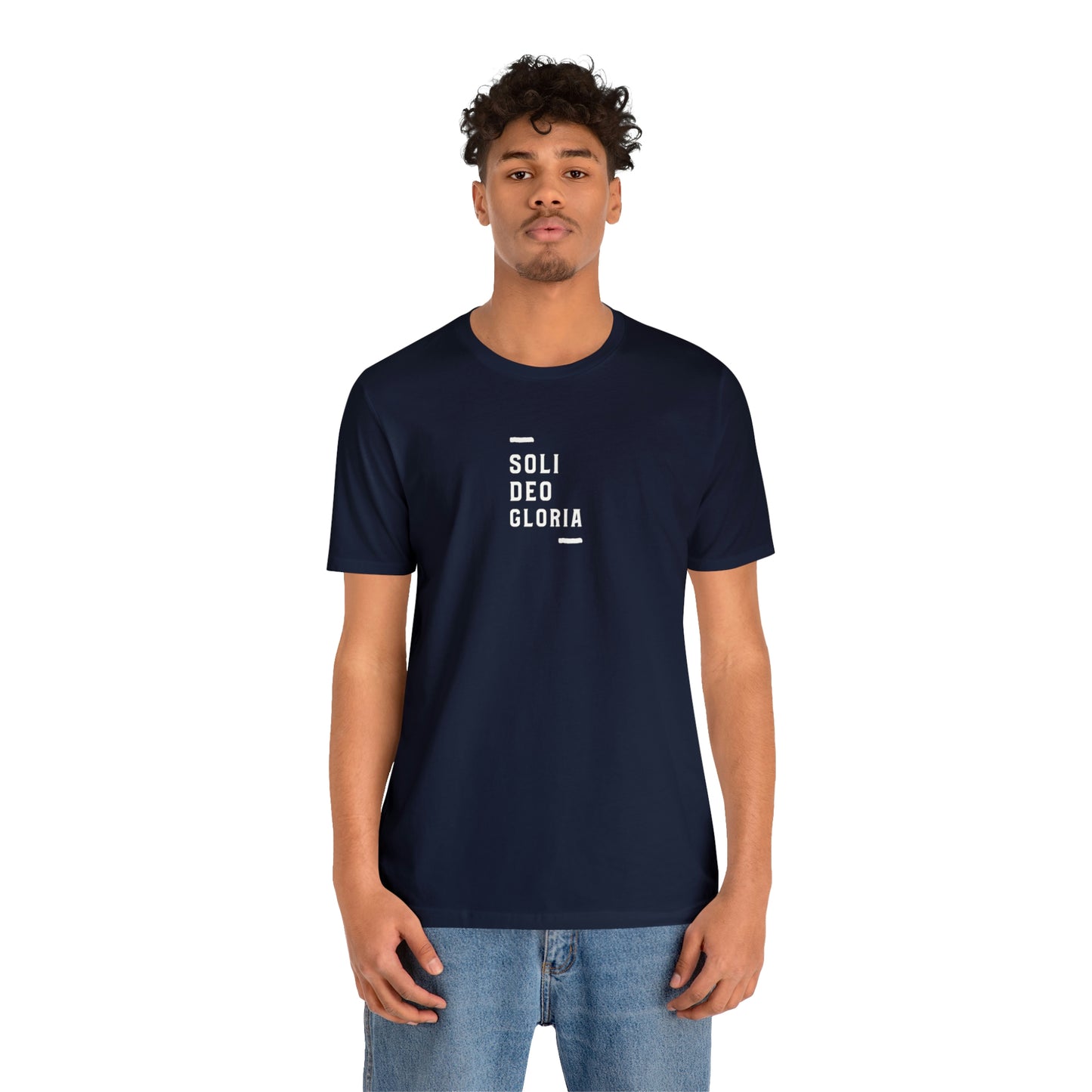 Soli Deo Gloria Simple Classical Unisex Jersey Short Sleeve Tee