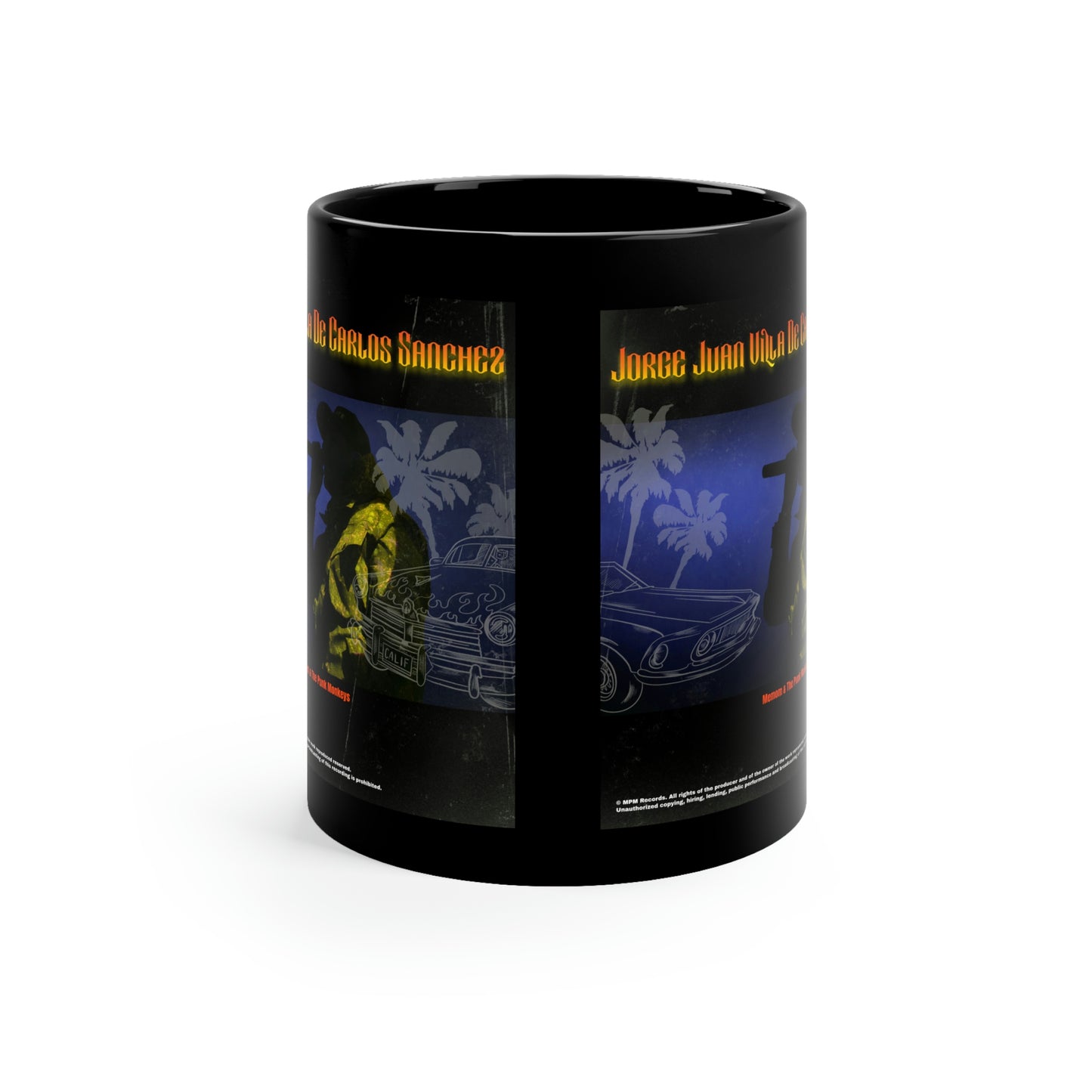 Jorge Juan Villa De Carlos Sanchez 11oz Black Mug