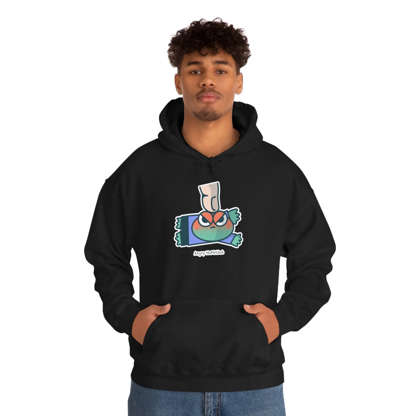 Angry McPhilbob Unisex Heavy Blend™ Hooded Sweatshirt