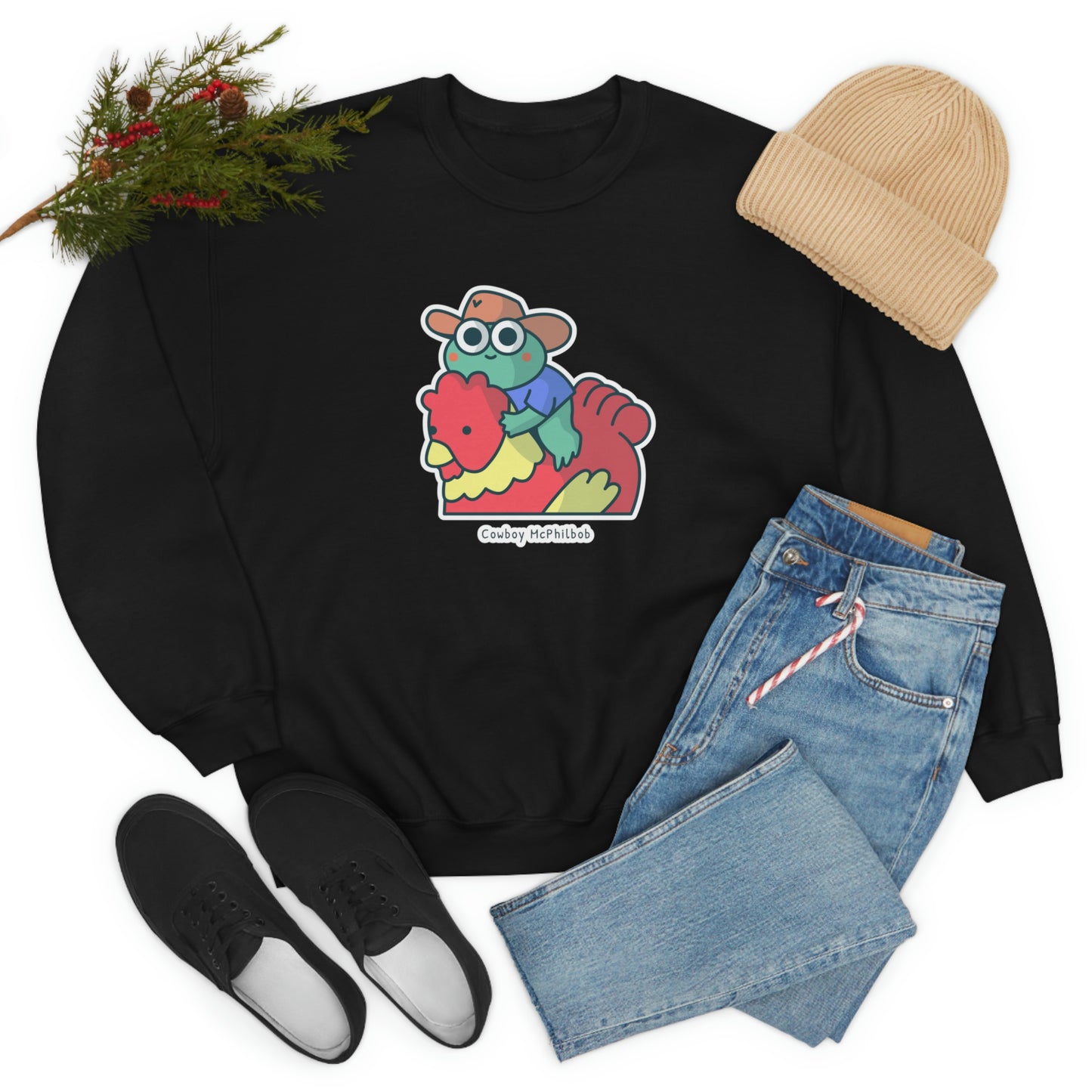Cowboy McPhilbob Unisex Heavy Blend™ Crewneck Sweatshirt