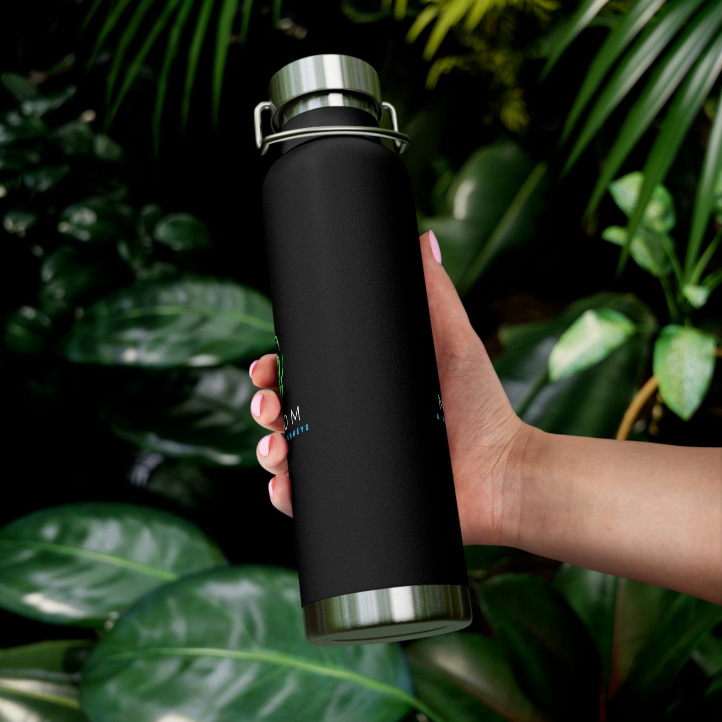 Memom & The Punk Monkeys 22oz Vacuum Insulated Bottle