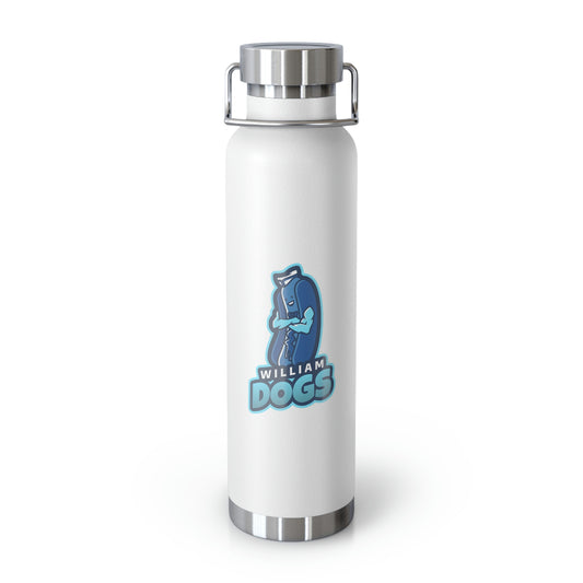 William Dog's Copper Vacuum Insulated Bottle, 22oz