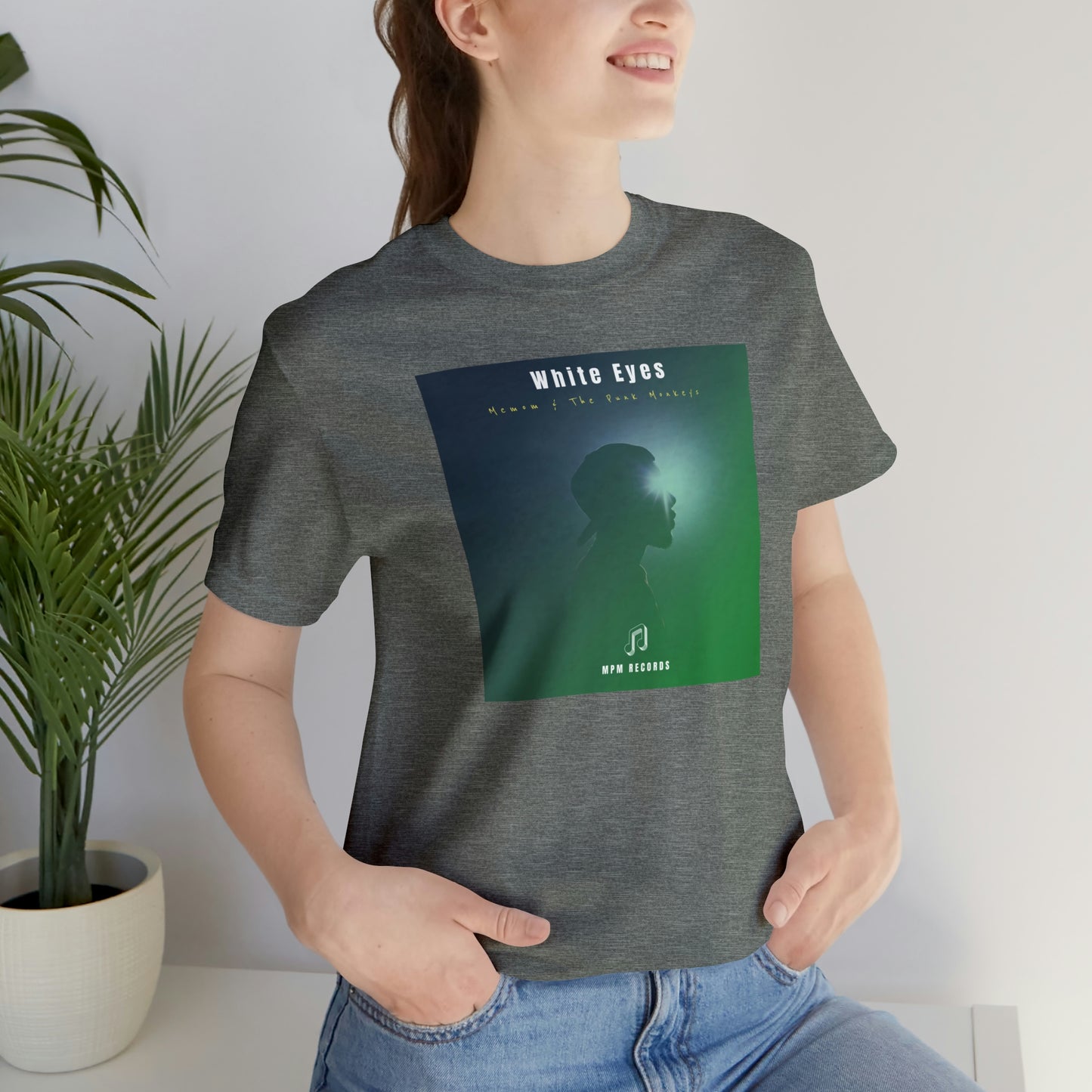White Eyes Unisex Jersey Short Sleeve Tee