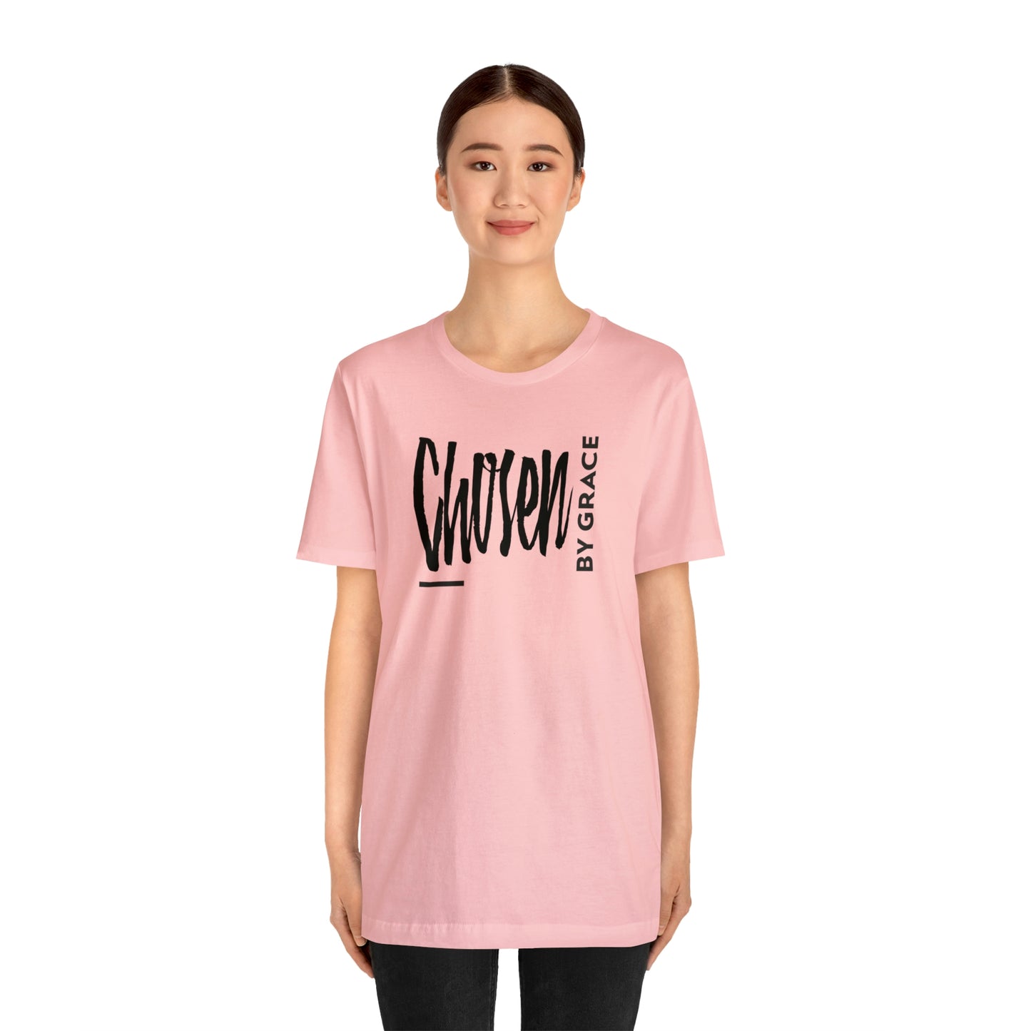 Chosen By Grace Sideways Unisex Jersey Short Sleeve Tee