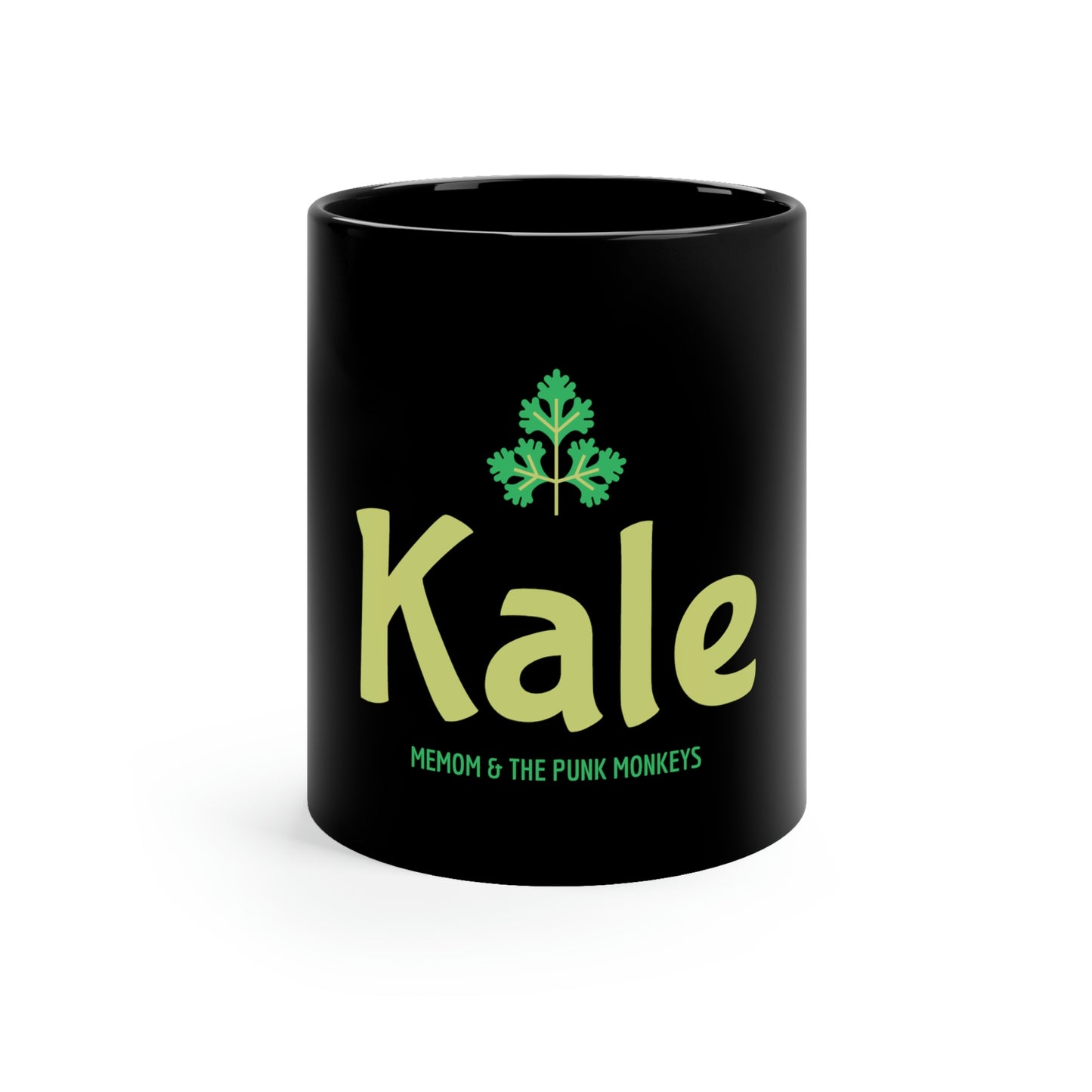Kale 11oz Black Mug