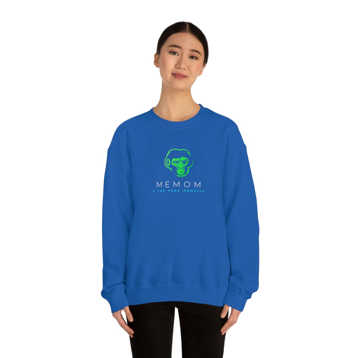 Memom and the Punk Monkeys Unisex Heavy Blend™ Crewneck Sweatshirt
