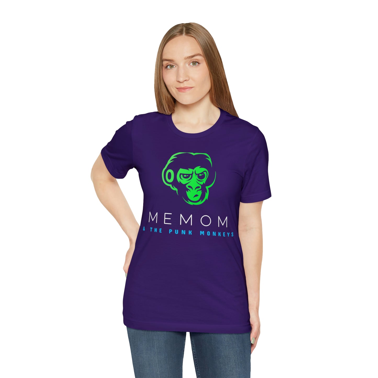 Memom and the Punk Monkeys Logo Unisex Jersey Short Sleeve Tee