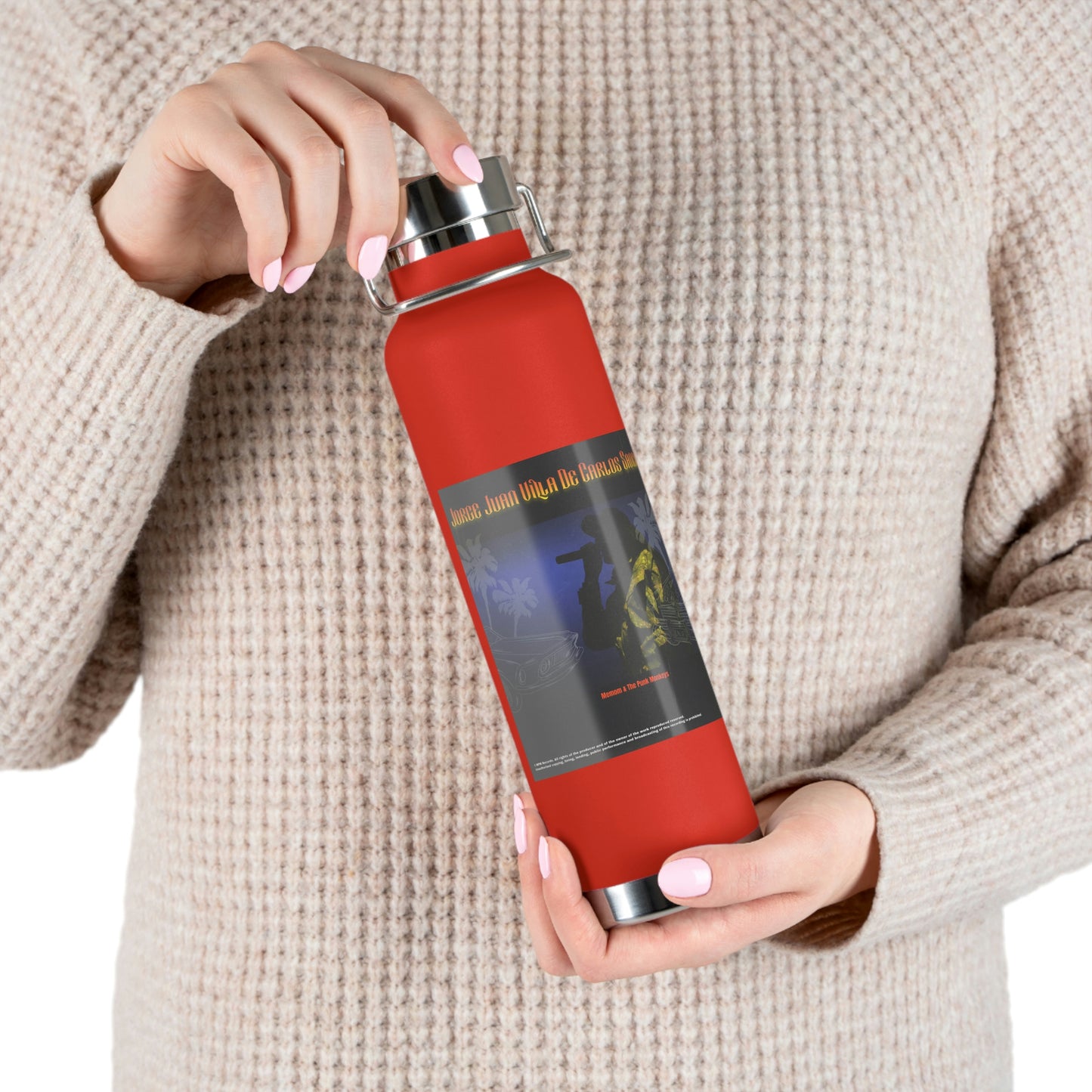 Jorge Juan Villa De Carlos Sanchez 22oz Vacuum Insulated Bottle