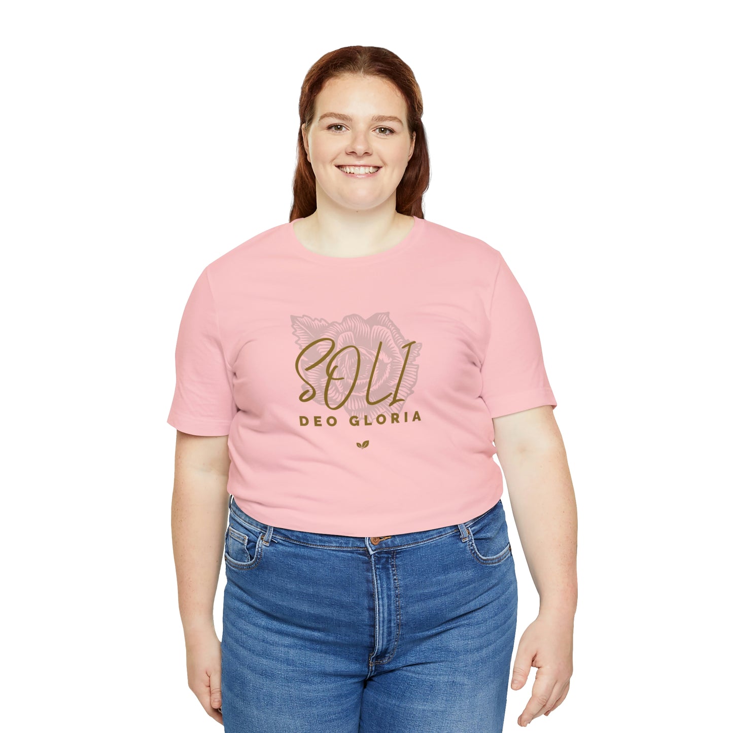 Soli Deo Gloria Rose Unisex Jersey Short Sleeve Tee