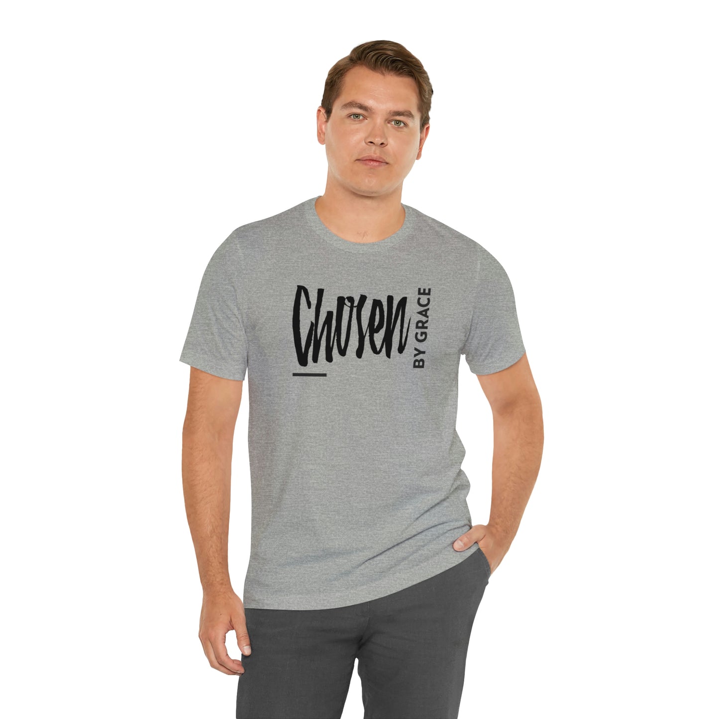 Chosen By Grace Sideways Unisex Jersey Short Sleeve Tee