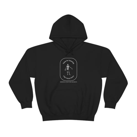Satan Be Sataning Like Satan Does Unisex Heavy Blend™ Hooded Sweatshirt