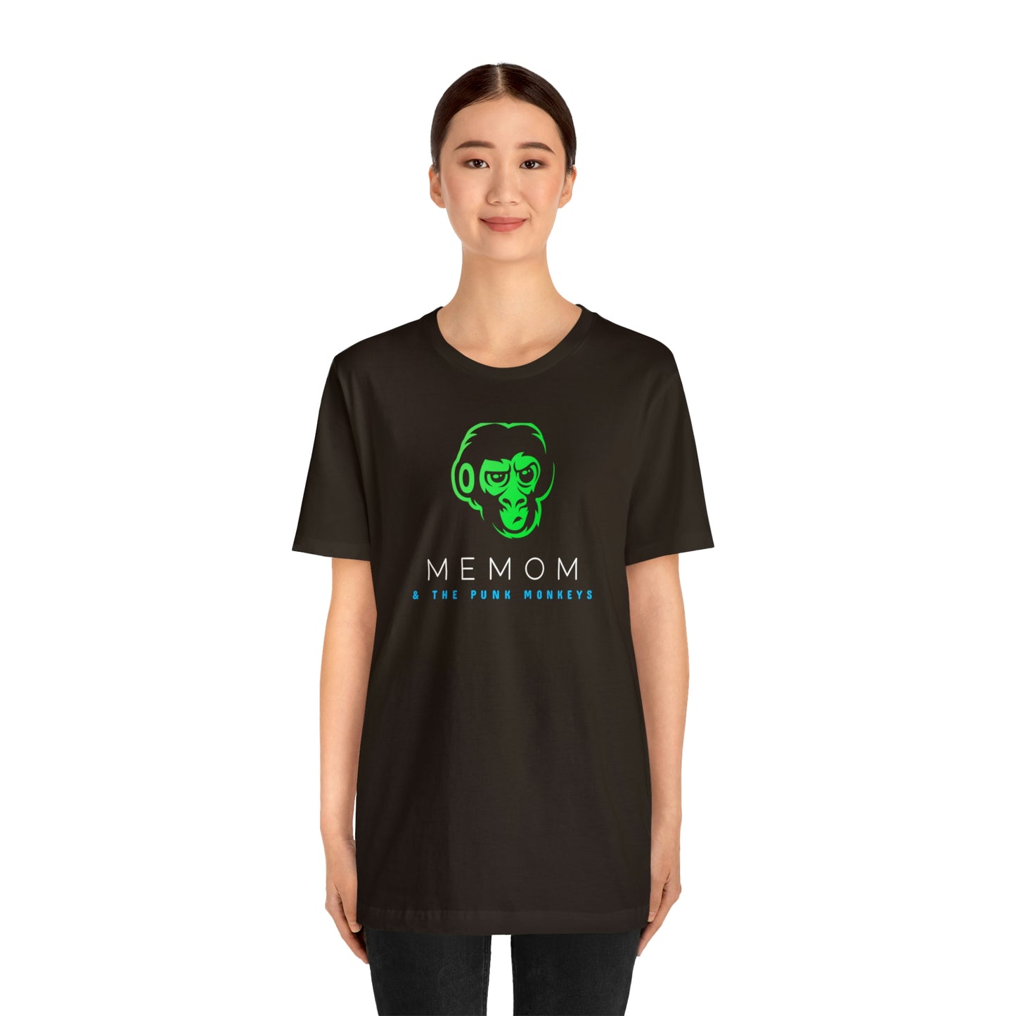 Memom and the Punk Monkeys Logo Unisex Jersey Short Sleeve Tee