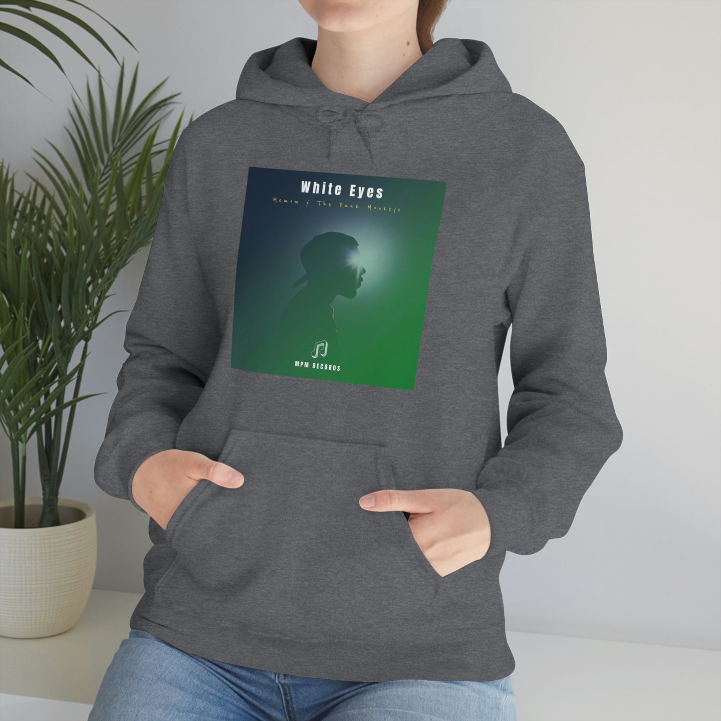 White Eyes Unisex Heavy Blend™ Hooded Sweatshirt