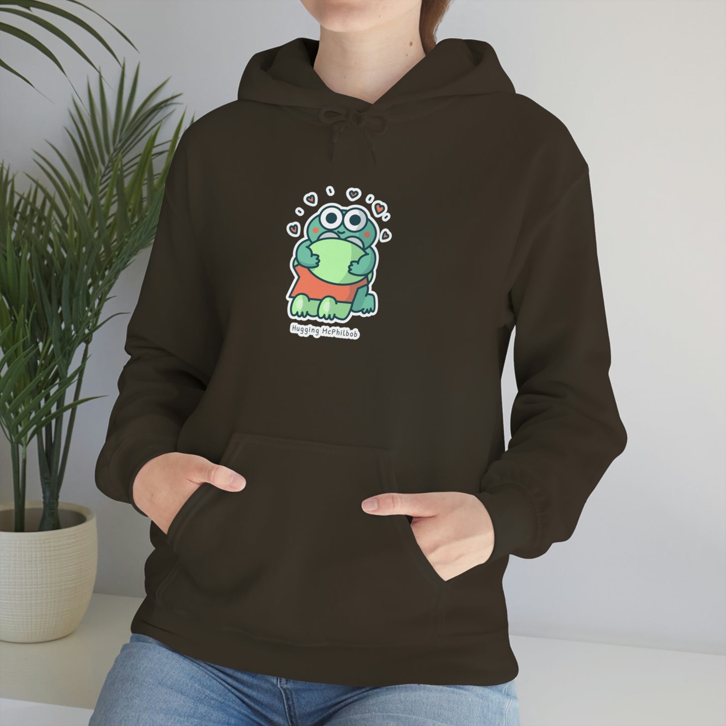 Hugging McPhilbob Unisex Heavy Blend™ Hooded Sweatshirt