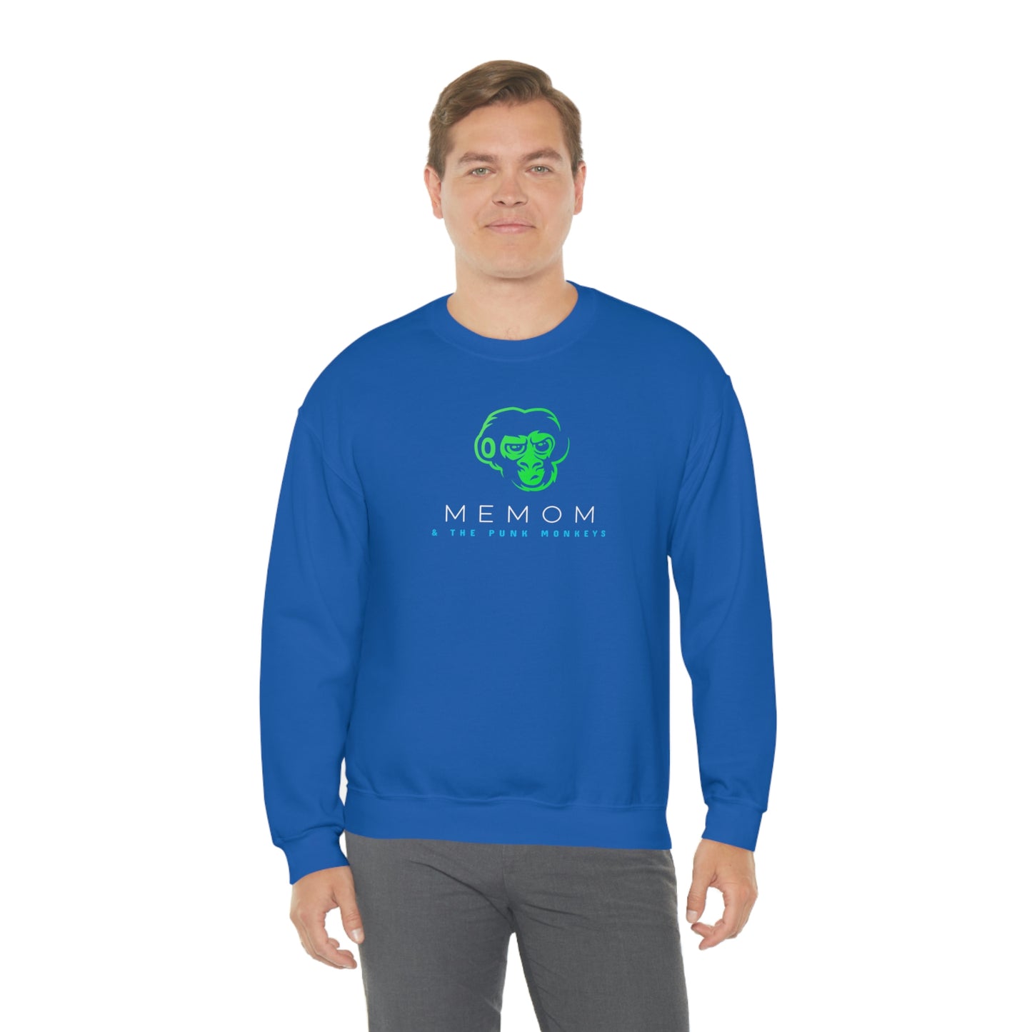 Memom and the Punk Monkeys Unisex Heavy Blend™ Crewneck Sweatshirt