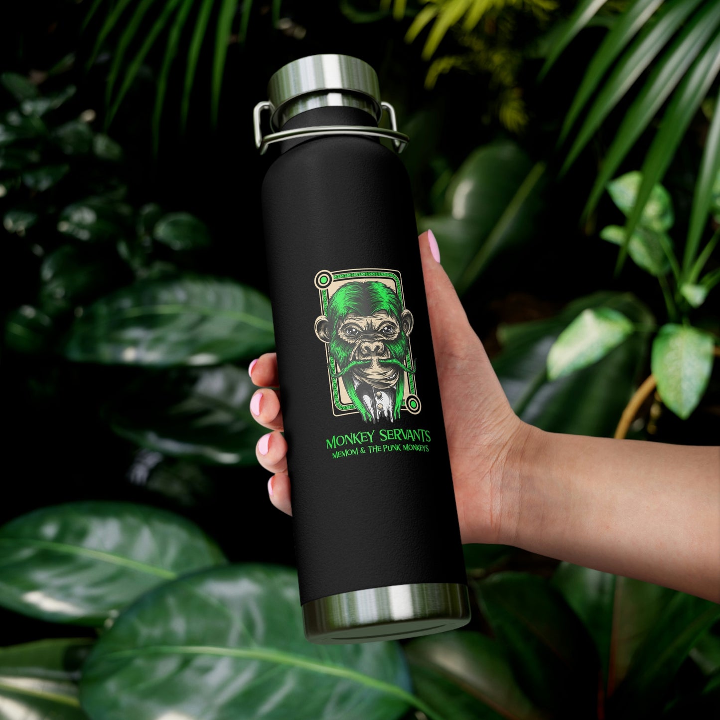 Monkey Servants 22oz Vacuum Insulated Bottle
