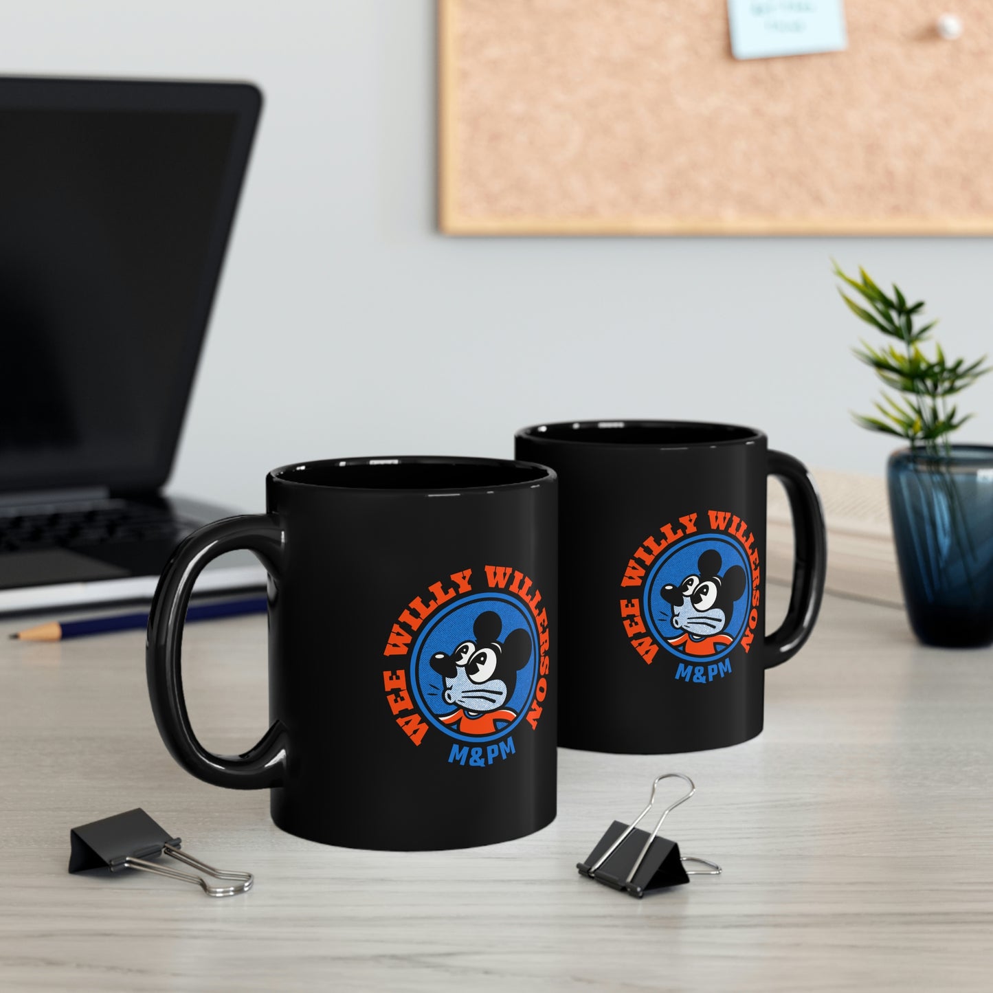Wee Willy Willerson 11oz Black Mug