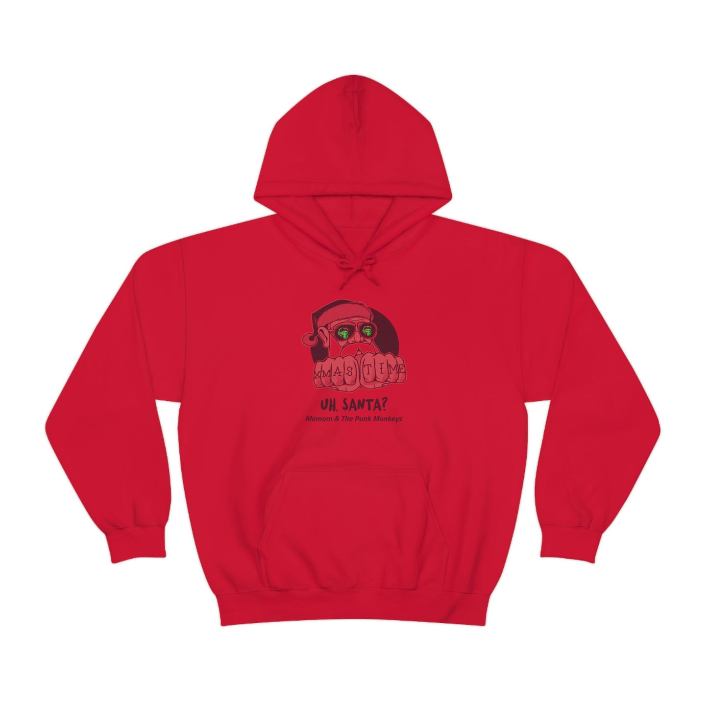 Uh, Santa Unisex Heavy Blend™ Hooded Sweatshirt