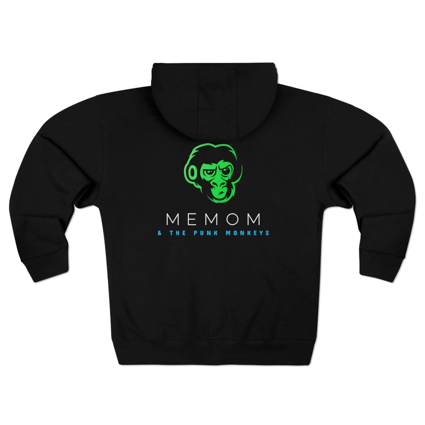 Memom & The Punk Monkeys Unisex Premium Full Zip Hoodie