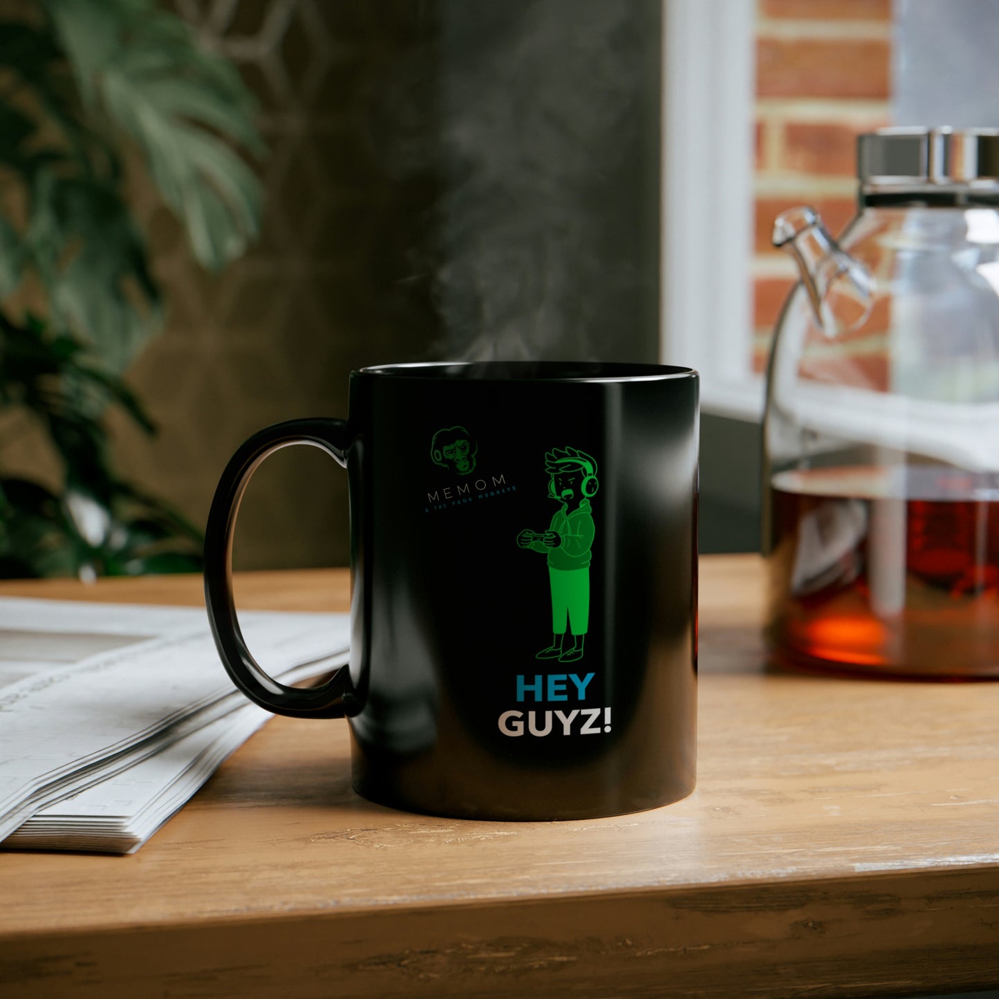 Hey Guyz! 11oz Black Mug