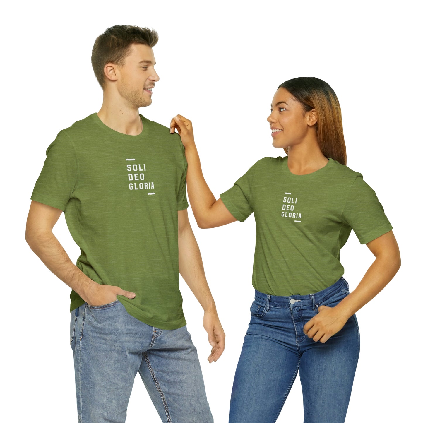 Soli Deo Gloria Simple Classical Unisex Jersey Short Sleeve Tee