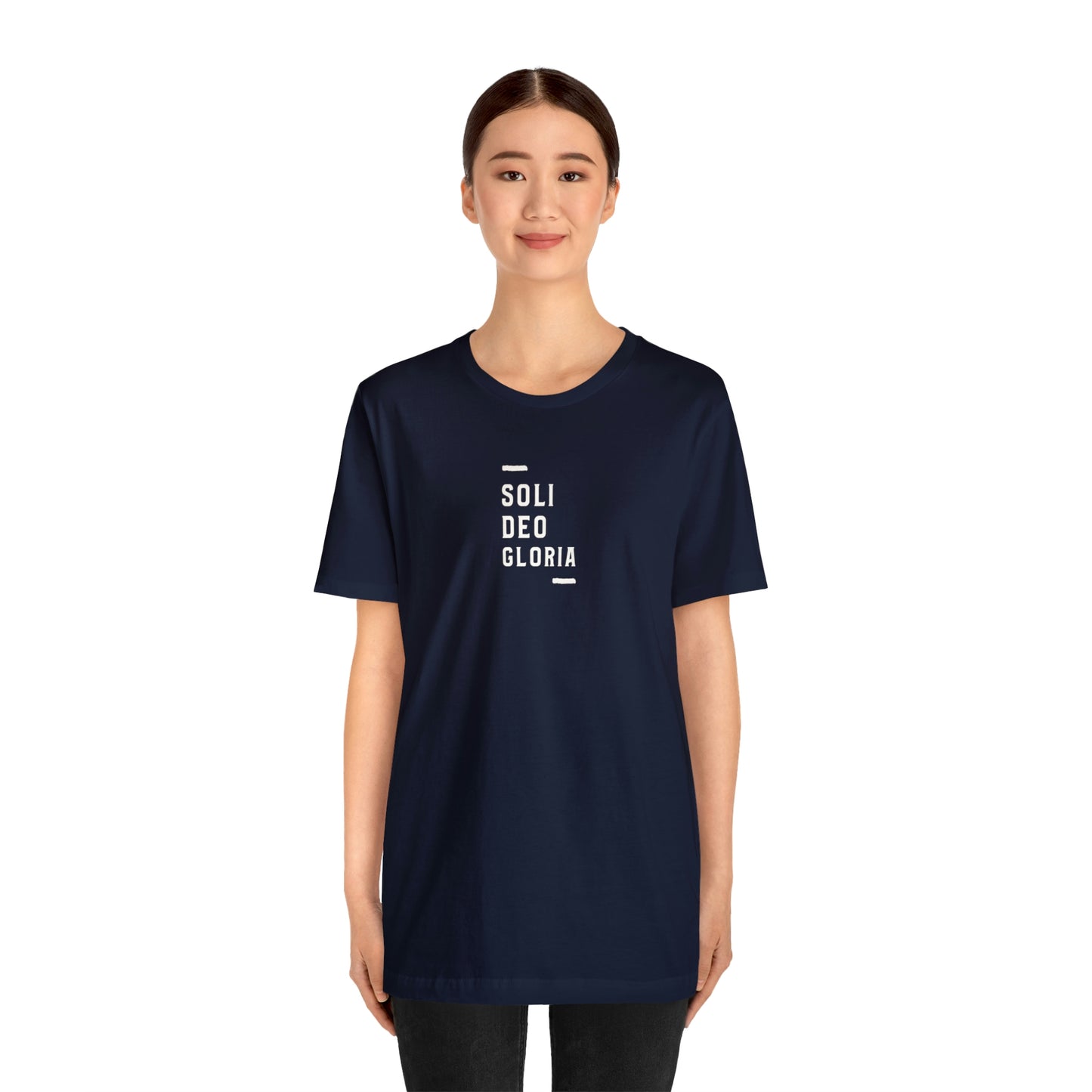 Soli Deo Gloria Simple Classical Unisex Jersey Short Sleeve Tee