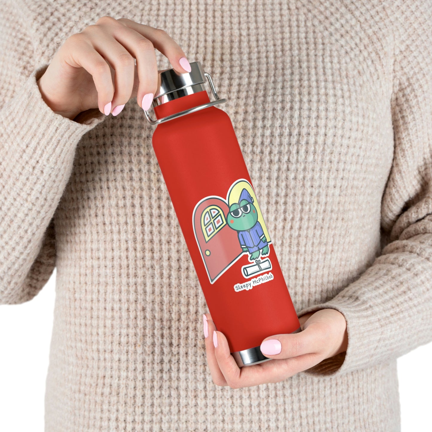 Sleepy McPhilbob 22oz Vacuum Insulated Bottle
