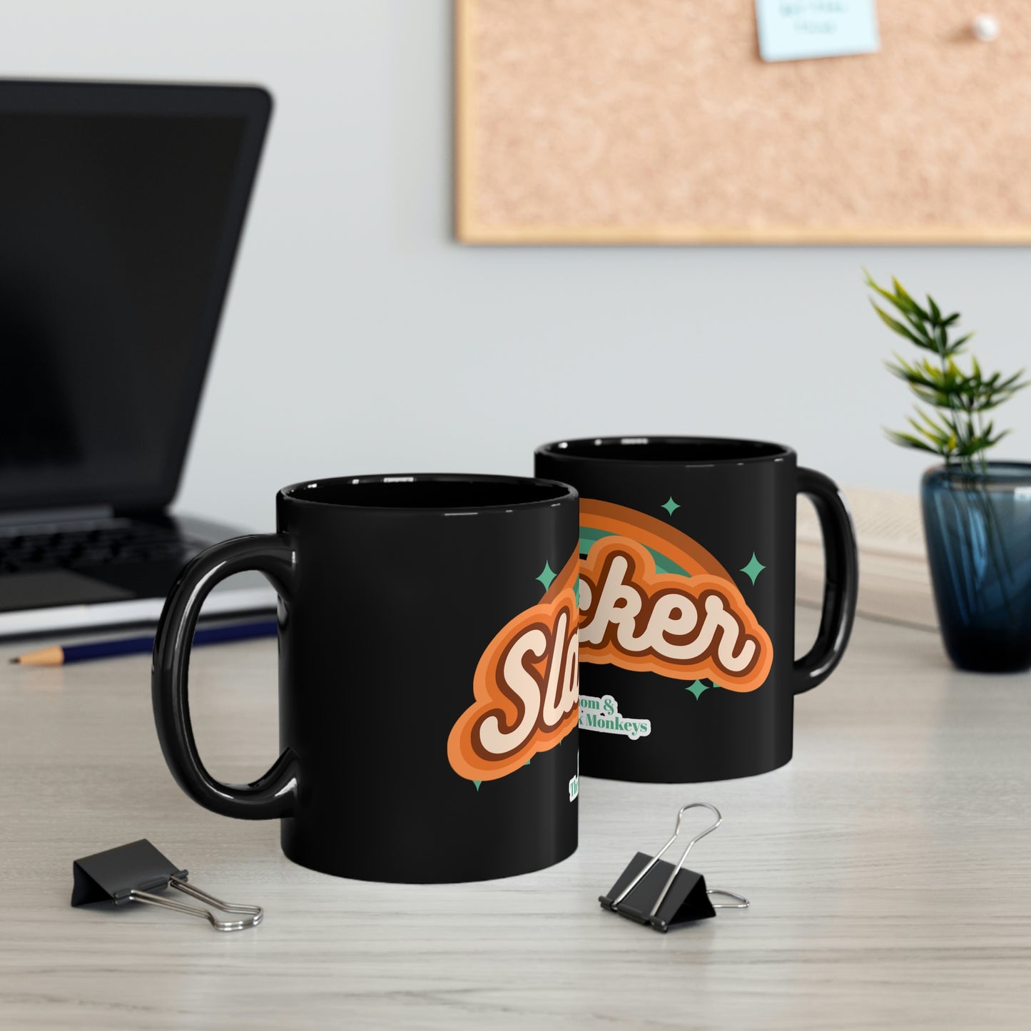 Slacker 11oz Black Mug
