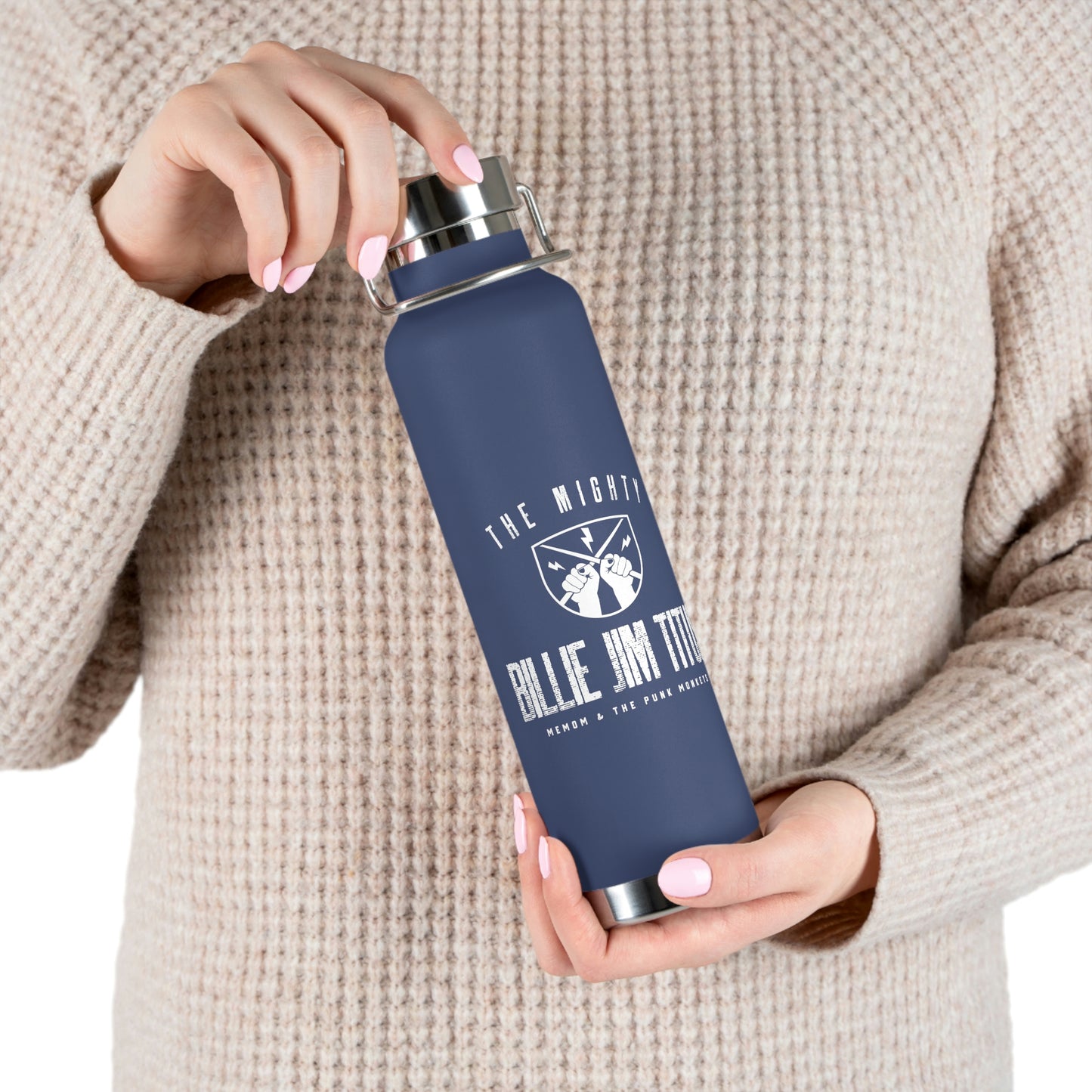 Billie Jim Titus Copper Vacuum Insulated Bottle, 22oz