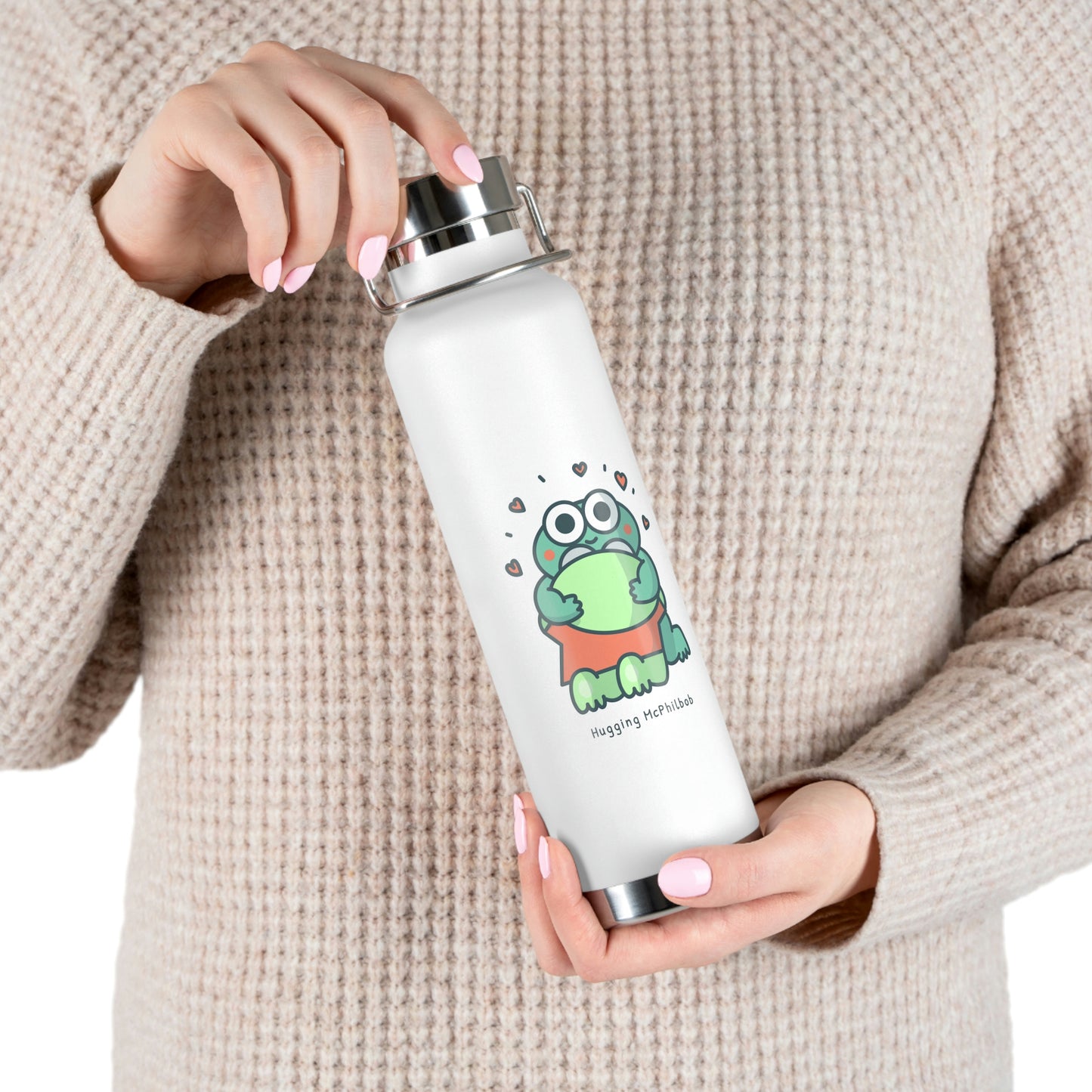 Hugging McPhilbob Copper Vacuum Insulated Bottle, 22oz