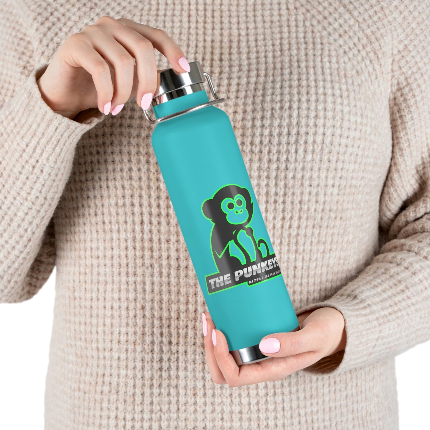 The Punkeys Copper Vacuum Insulated Bottle, 22oz
