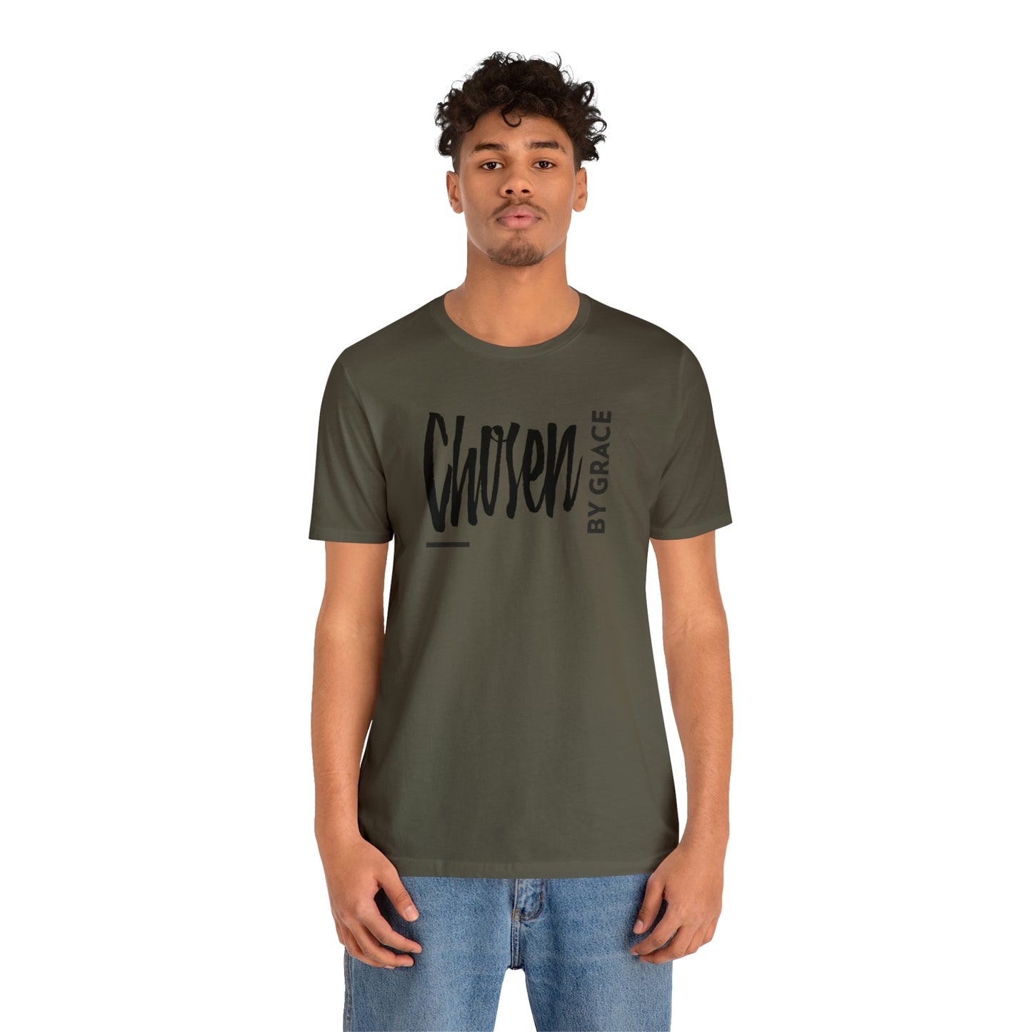 Chosen By Grace Sideways Unisex Jersey Short Sleeve Tee