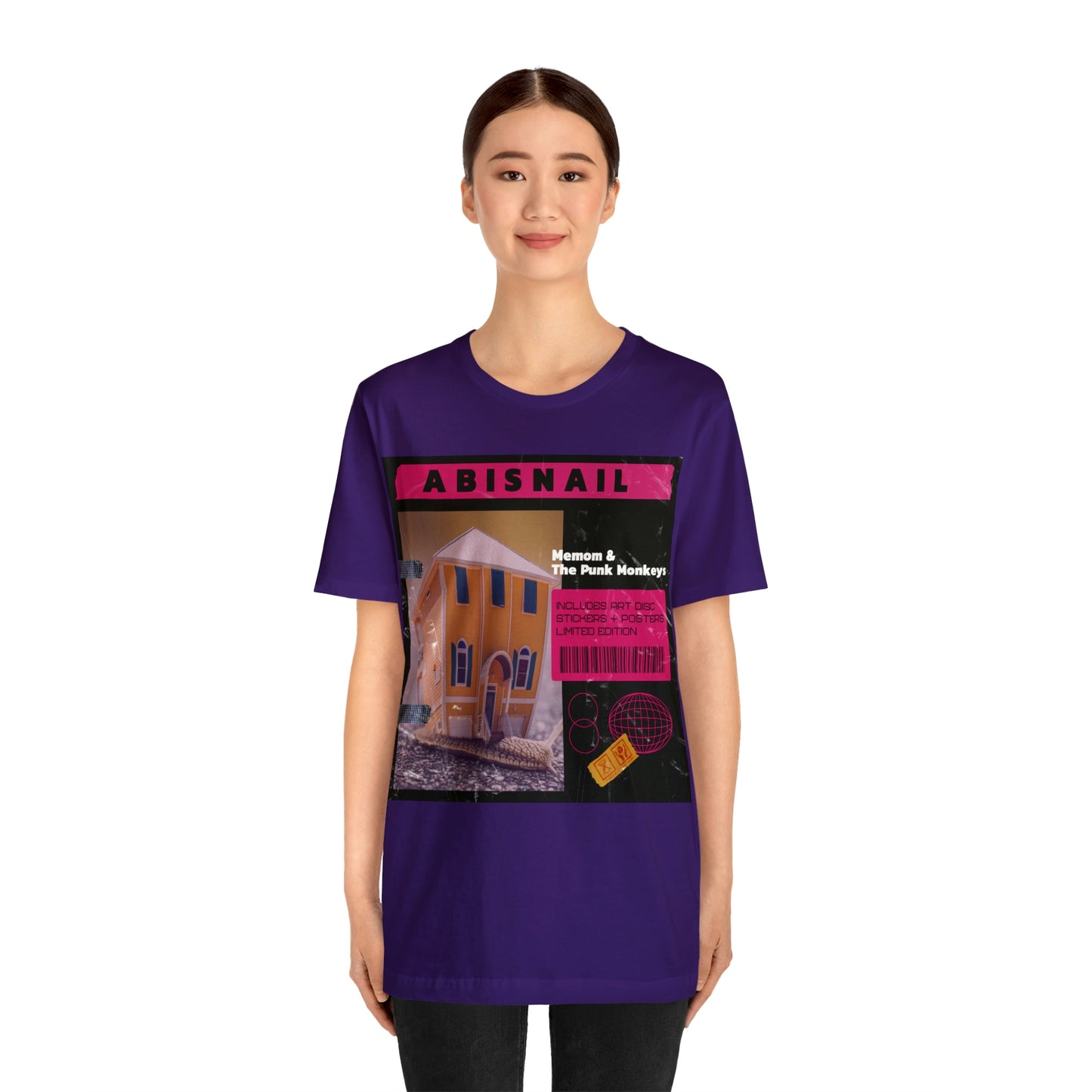 Abisnail Unisex Jersey Short Sleeve Tee
