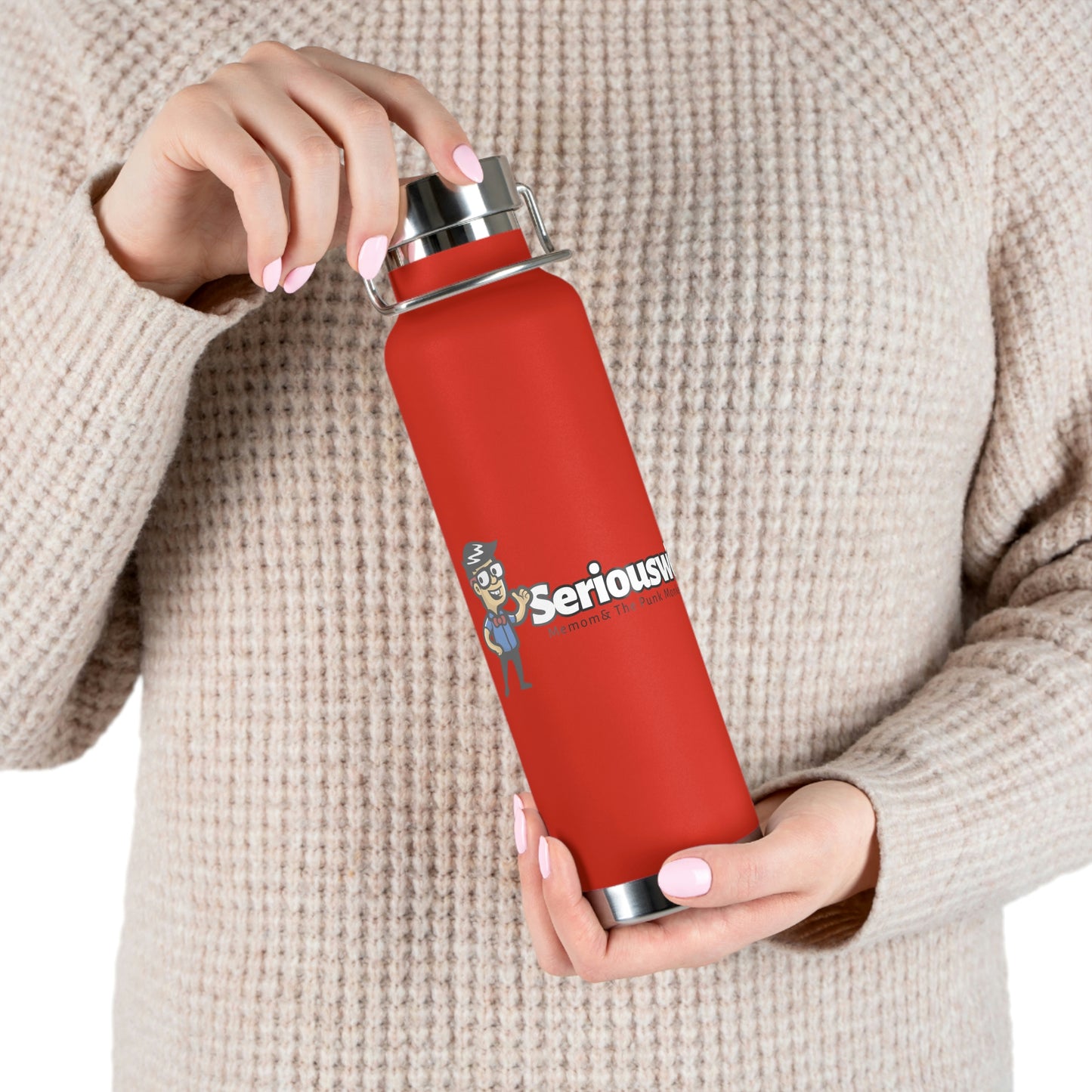 Seriouswe? Copper Vacuum Insulated Bottle, 22oz