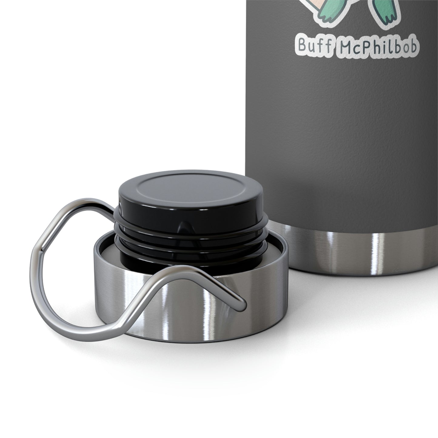 Buff McPhilbob Copper Vacuum Insulated Bottle, 22oz