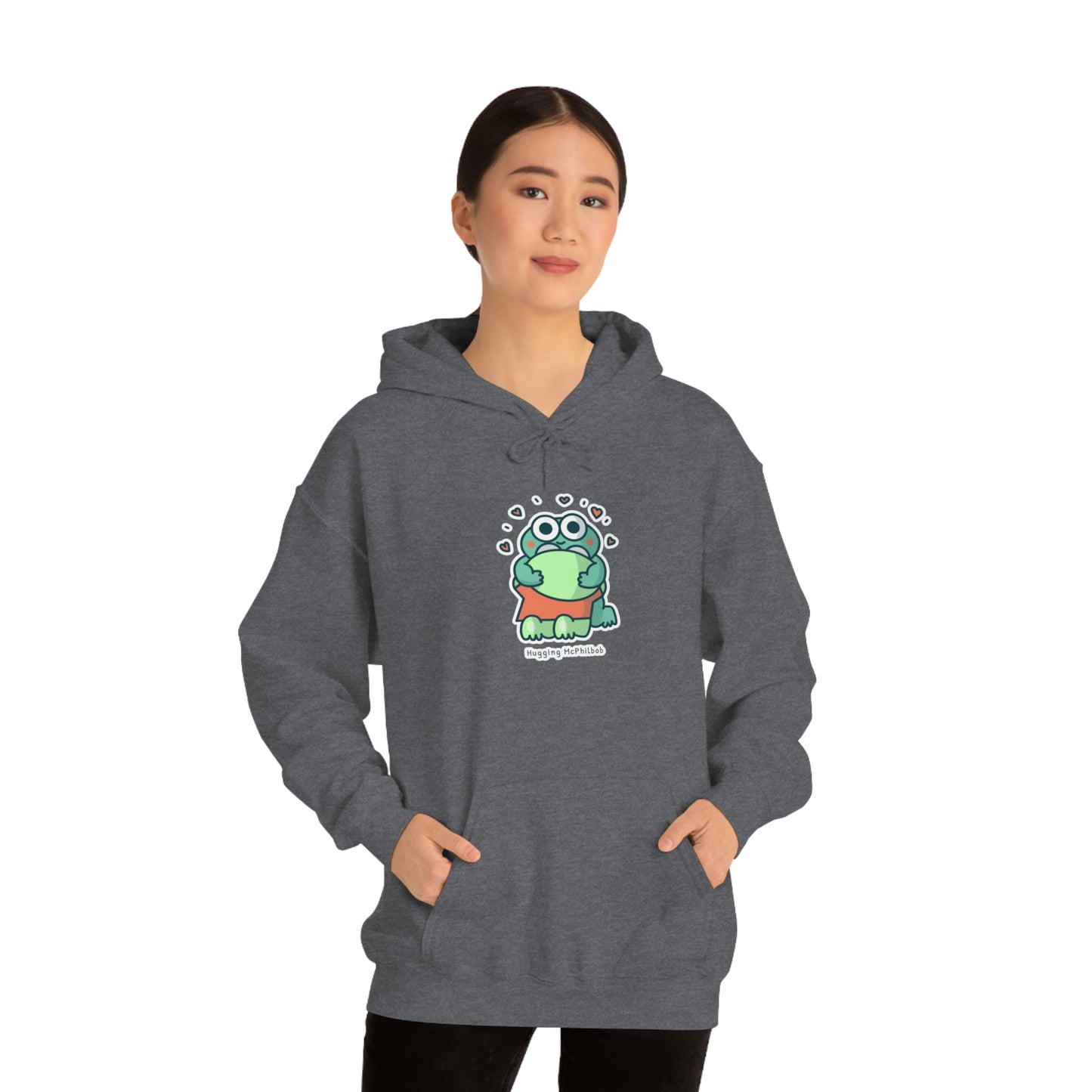 Hugging McPhilbob Unisex Heavy Blend™ Hooded Sweatshirt