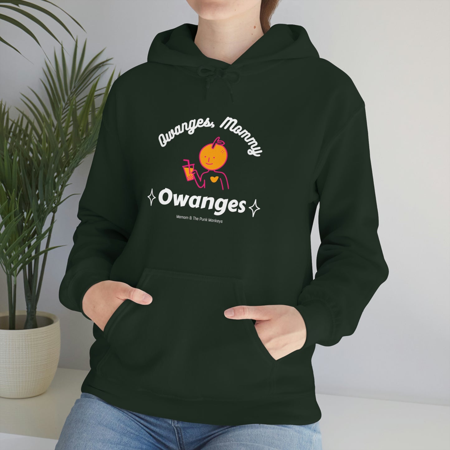 Owanges, Mommy, Owanges Unisex Heavy Blend™ Hooded Sweatshirt