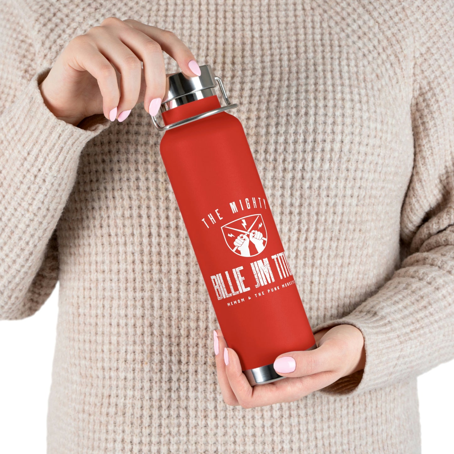 Billie Jim Titus Copper Vacuum Insulated Bottle, 22oz